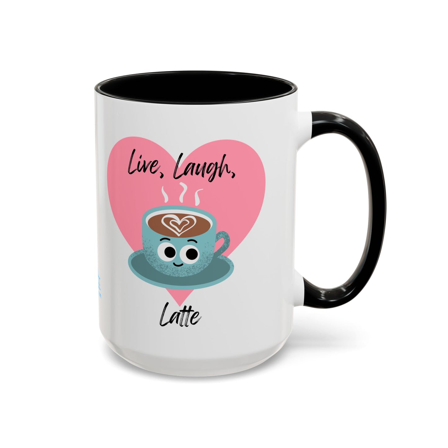Live Laugh Latte Coffee Mug | Cute Mug, Funny Gift, Hot Beverage Cup, Coffee Lover Gift, Heartwarming Decor