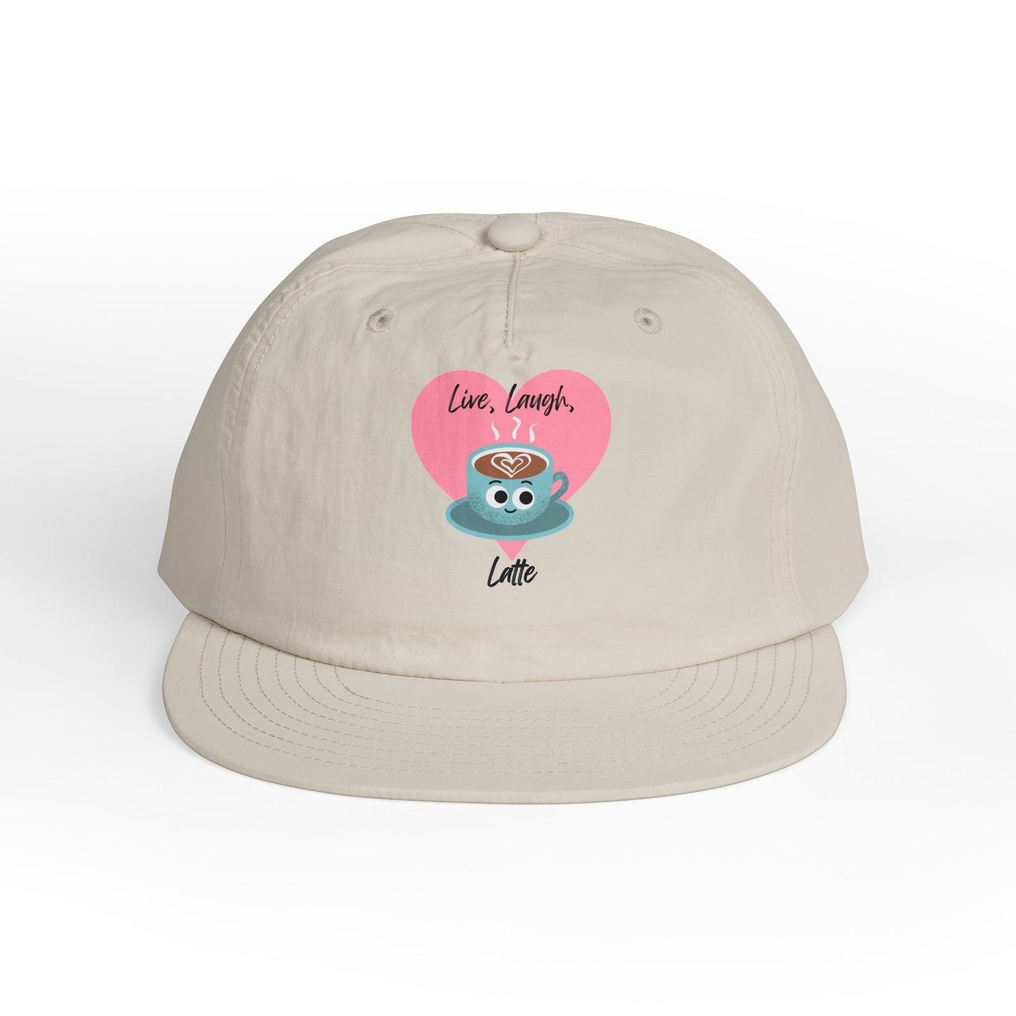 Playful Surf Cap - Live Laugh Love, Summer Vibes, Casual Weekend Accessory, Fun Beach Hat, Gift for Surf Lovers