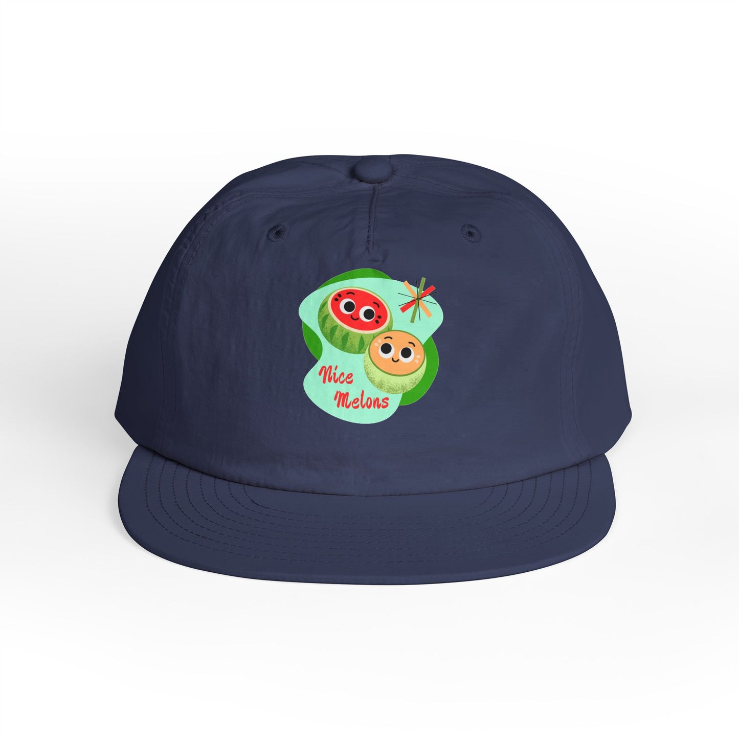 Cute Surf Cap, Summer Hat, Beach Cap, Funny Cap, Gift for Surfers, Nice Melons Graphic