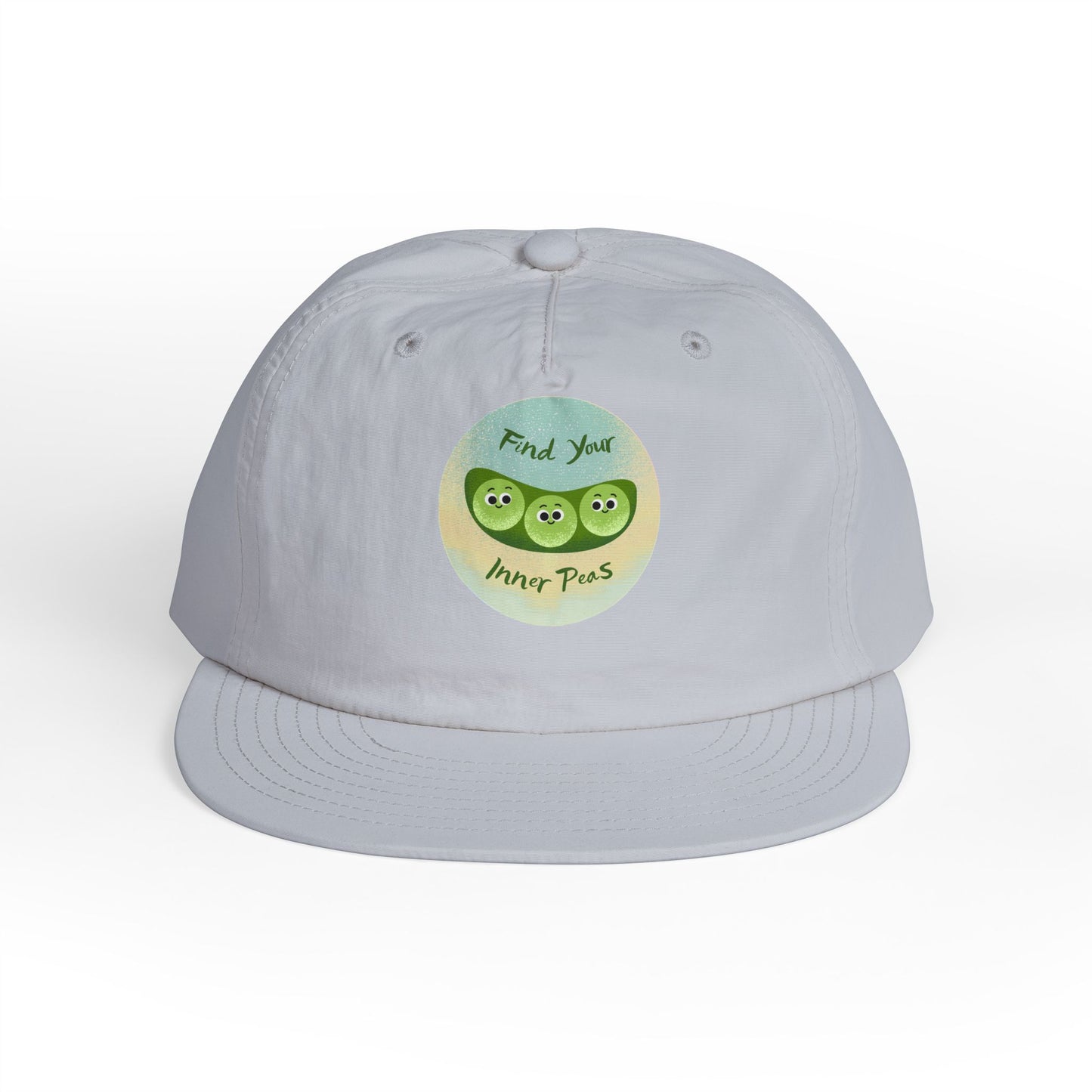 Surf Cap, Find Your Inner Peace Hat, Beachwear Accessories, Summer Cap, Fun Prints, Relaxation Gear, Outdoor Lifestyle