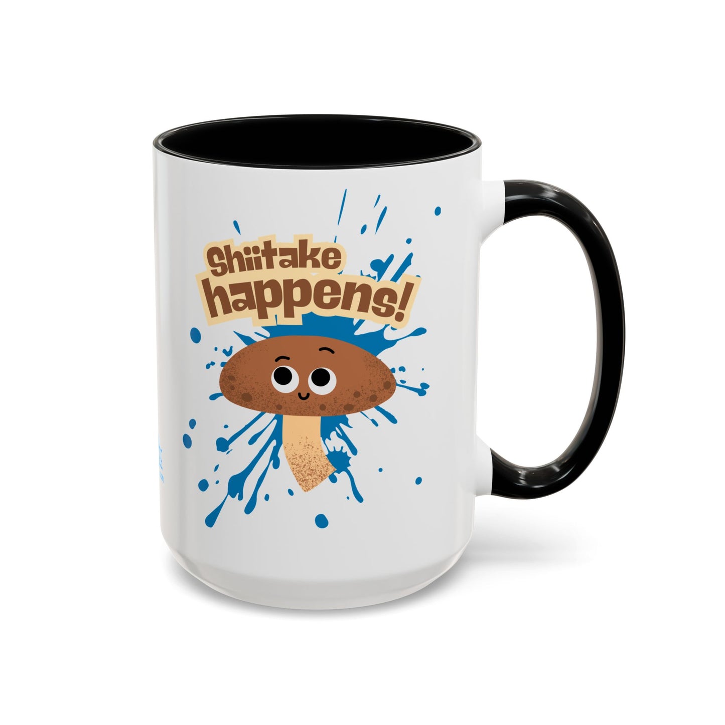 Shiitake Happens Coffee Mug, Funny Mushroom Mug, Cute Kitchen Gift, Coffee Lover Gift, Quirky Home Decor, Holiday Gift Idea
