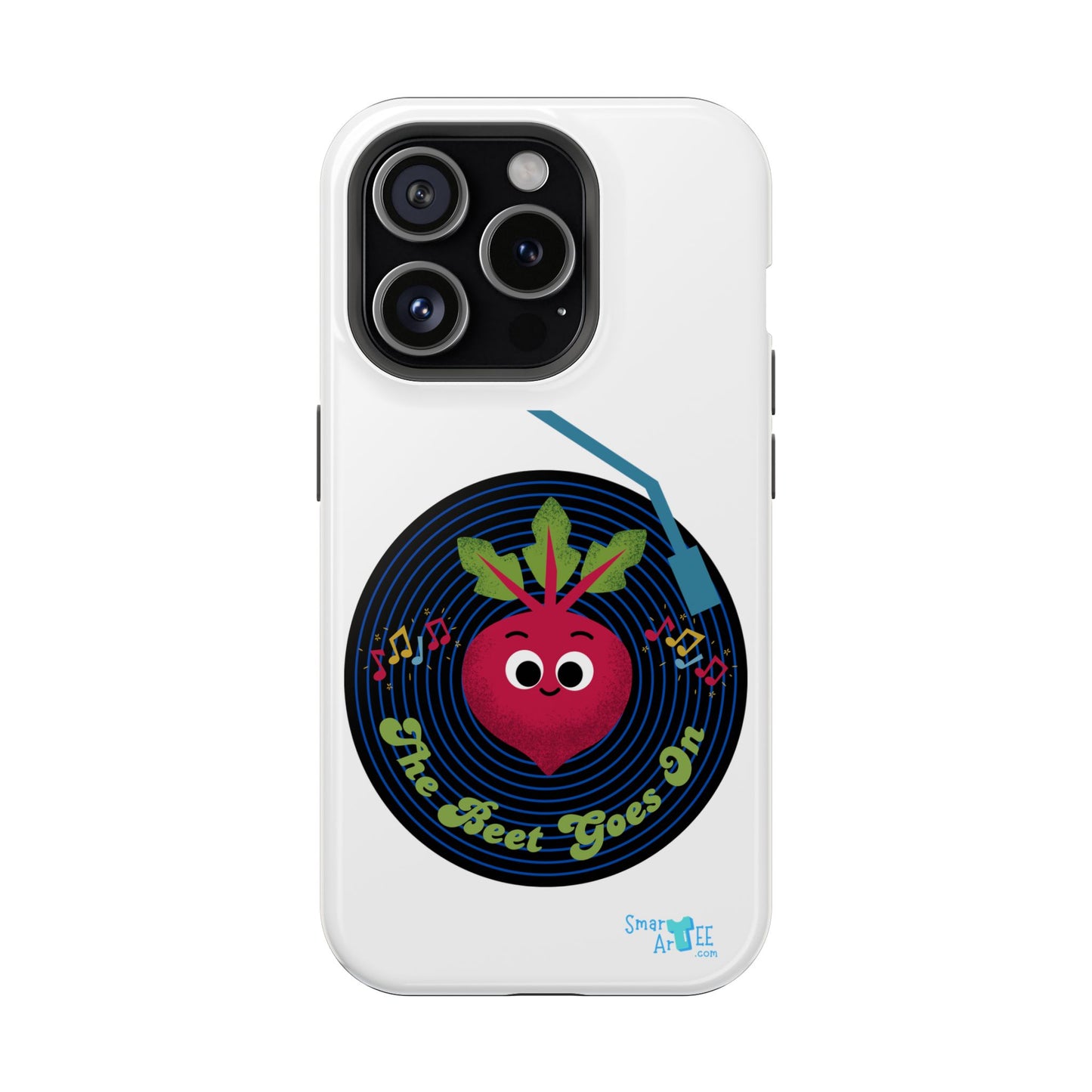 Fun Impact-Resistant Phone Cases - Unique Phone Accessories, Beet Pun Themed, Holiday Present