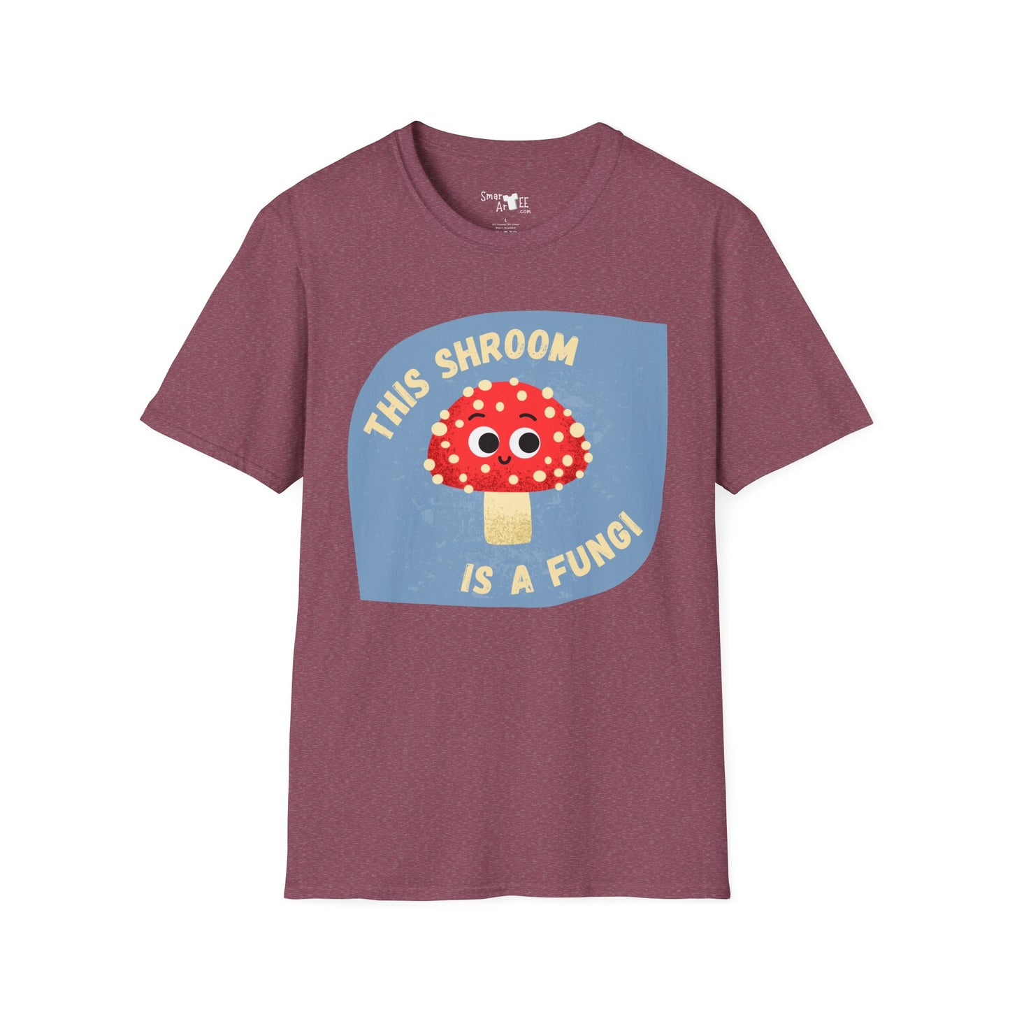 Playful Mushroom T-Shirt, Funny Tee for Nature Lovers, Unisex Graphic Shirt, Cute Gift for Friends, Casual Wear, Eco-Friendly Apparel