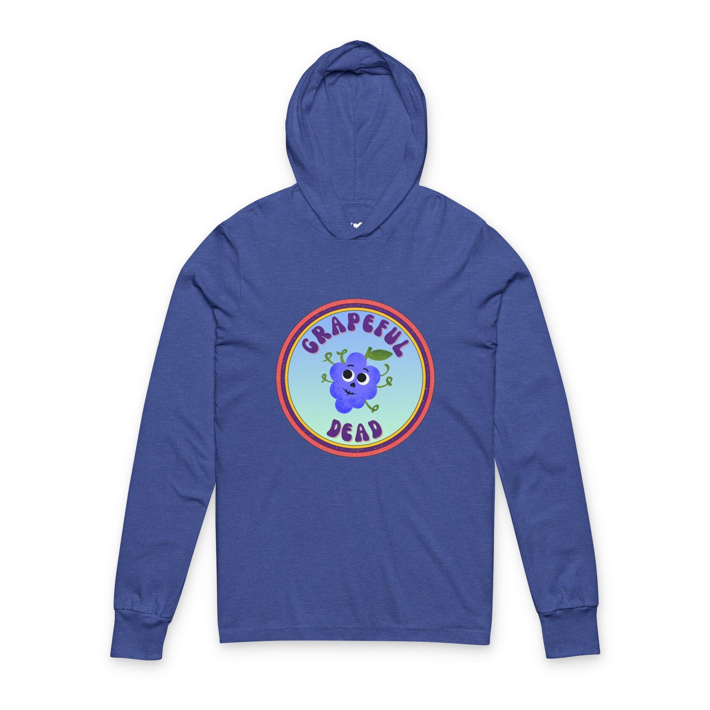 Grateful Dead Pun Hooded Long Sleeve Shirt , Relaxed Vibe Shirt for Music Lovers, Gift for Concert Goers, Perfect for Everyday Wear, Casual Style
