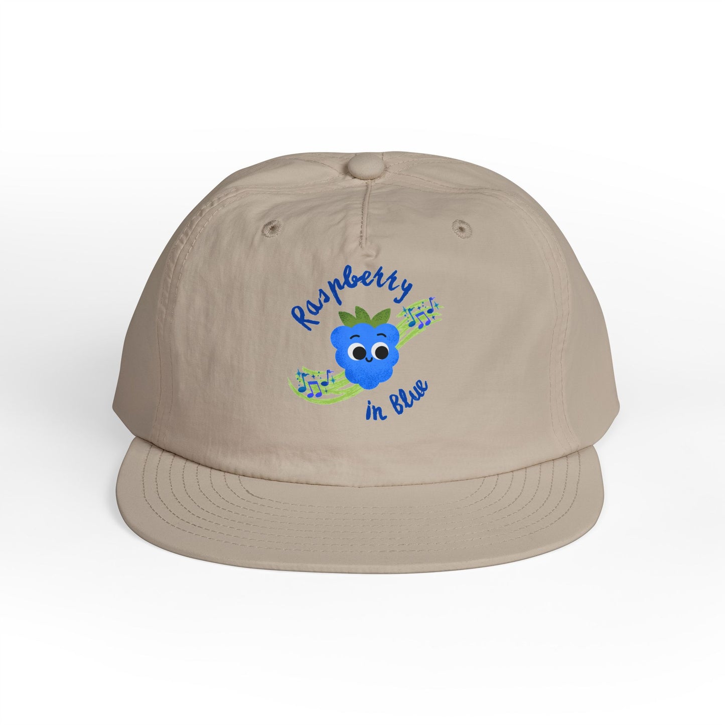 Rhapsody in Blue Pun Surf Cap | Fun Summer Hat, Youth Beachwear, Gift for All Ages, Outdoor Adventures, Vacation Accessory
