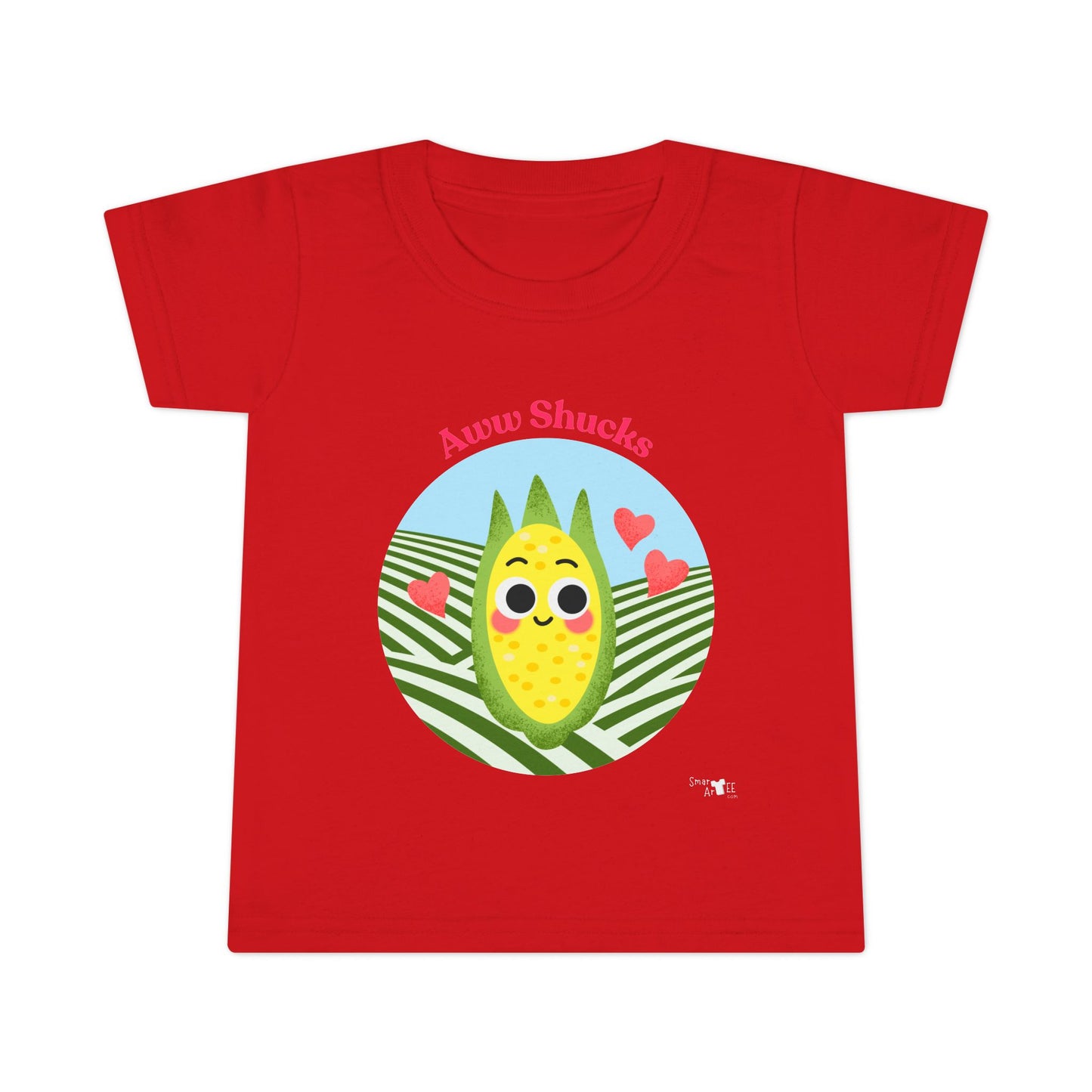 Cute Toddler Shirt with Happy Corn Design, Fun Children's Apparel, Gifts for Kids, Summer Vibes, Birthday Present, Playtime Wear