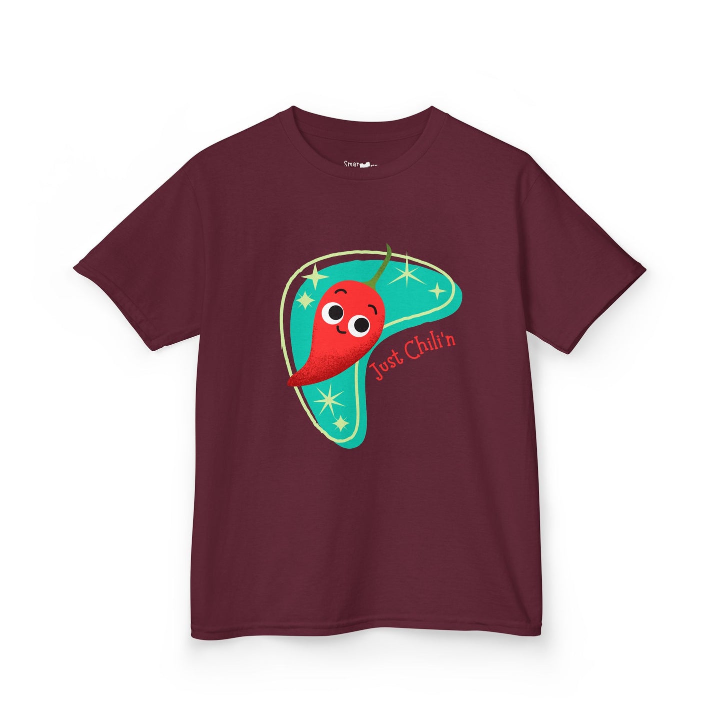Chill'n Kids Tee - Just Chili'n Pepper Pun Gift for Kids, Summer Outfit, Cute Designer Tee, Everyday Wear, Playtime Shirt