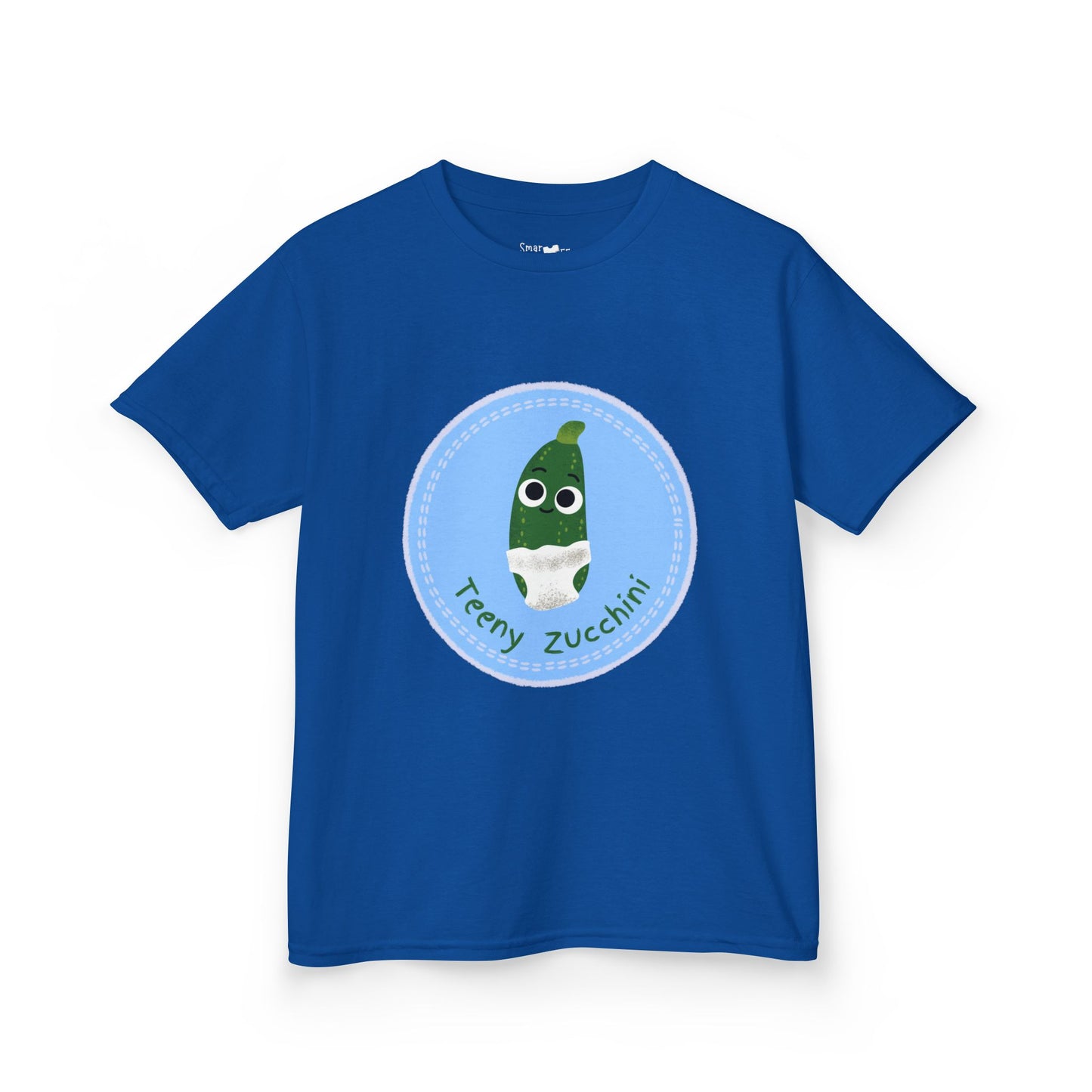Kids Zucchini Tee, Cute Vegetable Shirt, Funny Kids Apparel, Gift for Kids, Playful Shirt, Gardening Themes