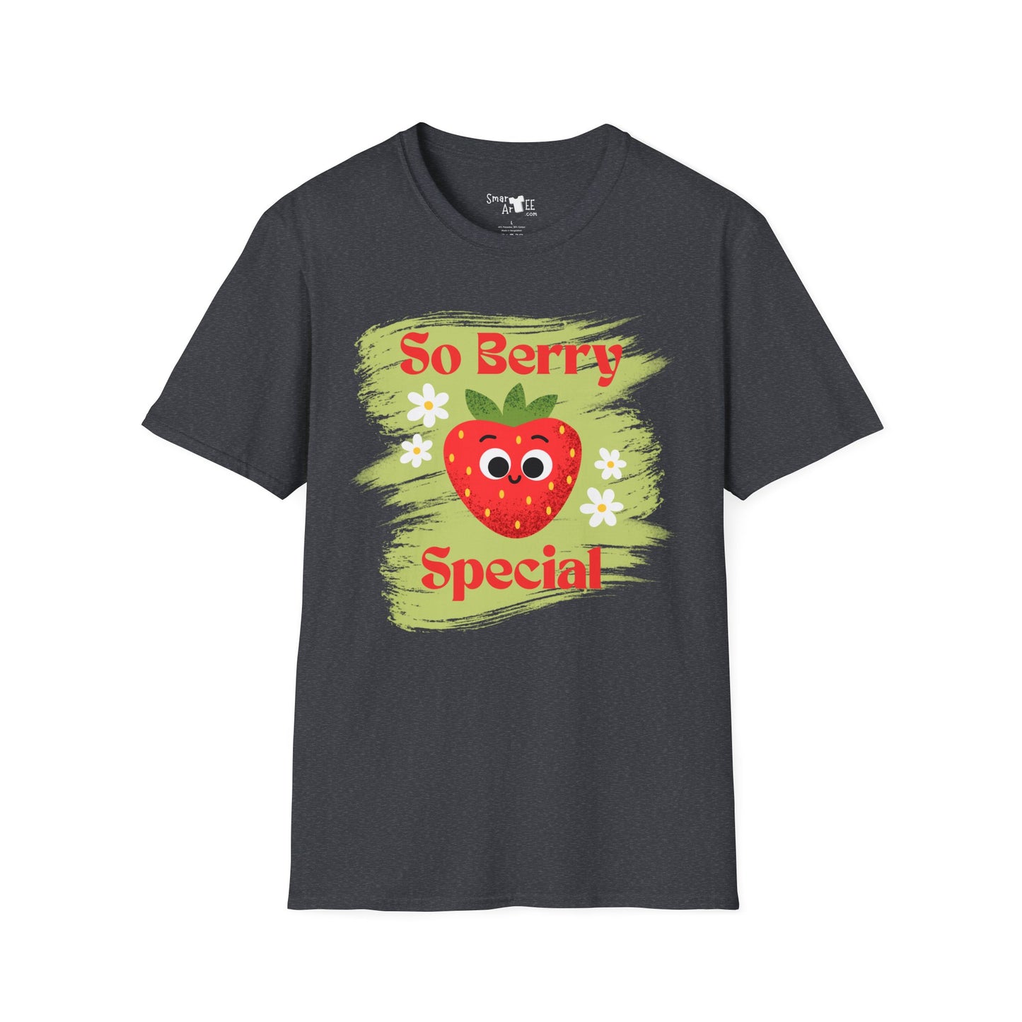 So Berry Special Unisex Softstyle T-Shirt | Cute Strawberry Graphic Pun Tee, Fun Gift for Friends, Summer Vibes, Birthday, Casual Wear