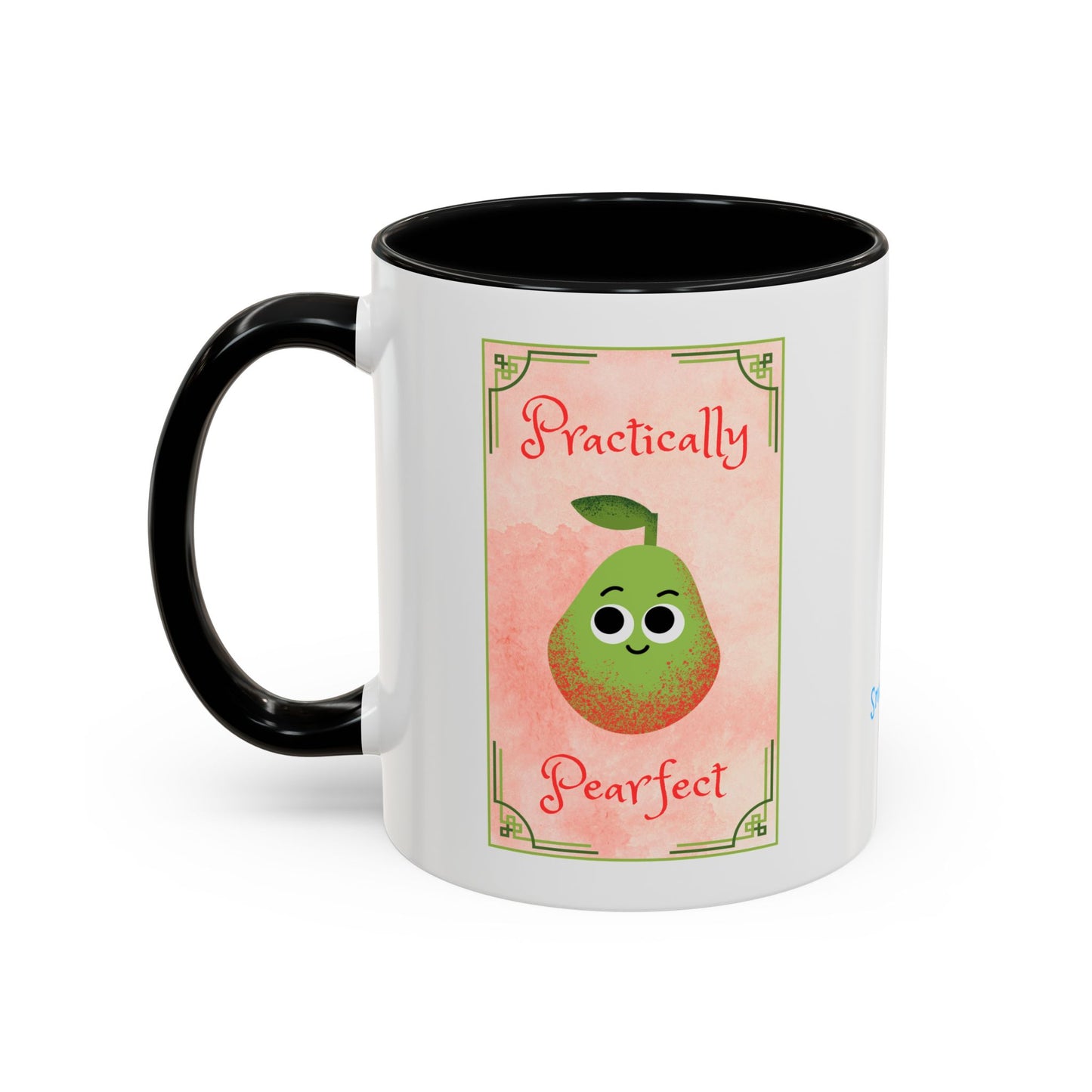 Fun Whimsical Coffee Mug, Unique Gift for Friends, Cute Pear Design, Perfect for Birthdays, Cute Kitchen Decor, Funny Drinkware