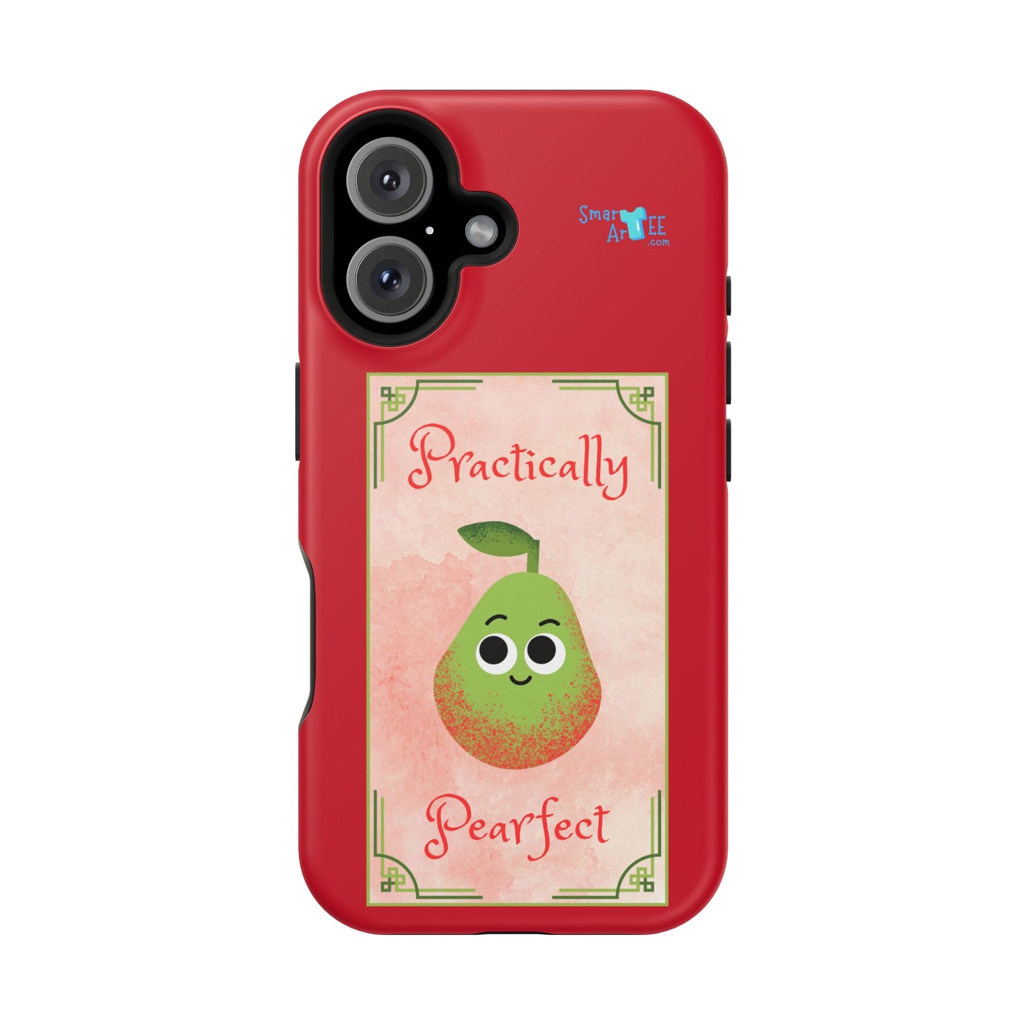Cute Impact-Resistant Phone Case - Practically Pearfect, Fun Gift for Kids, Durable Phone Cover, Unique Phone Accessory, Youthful Style