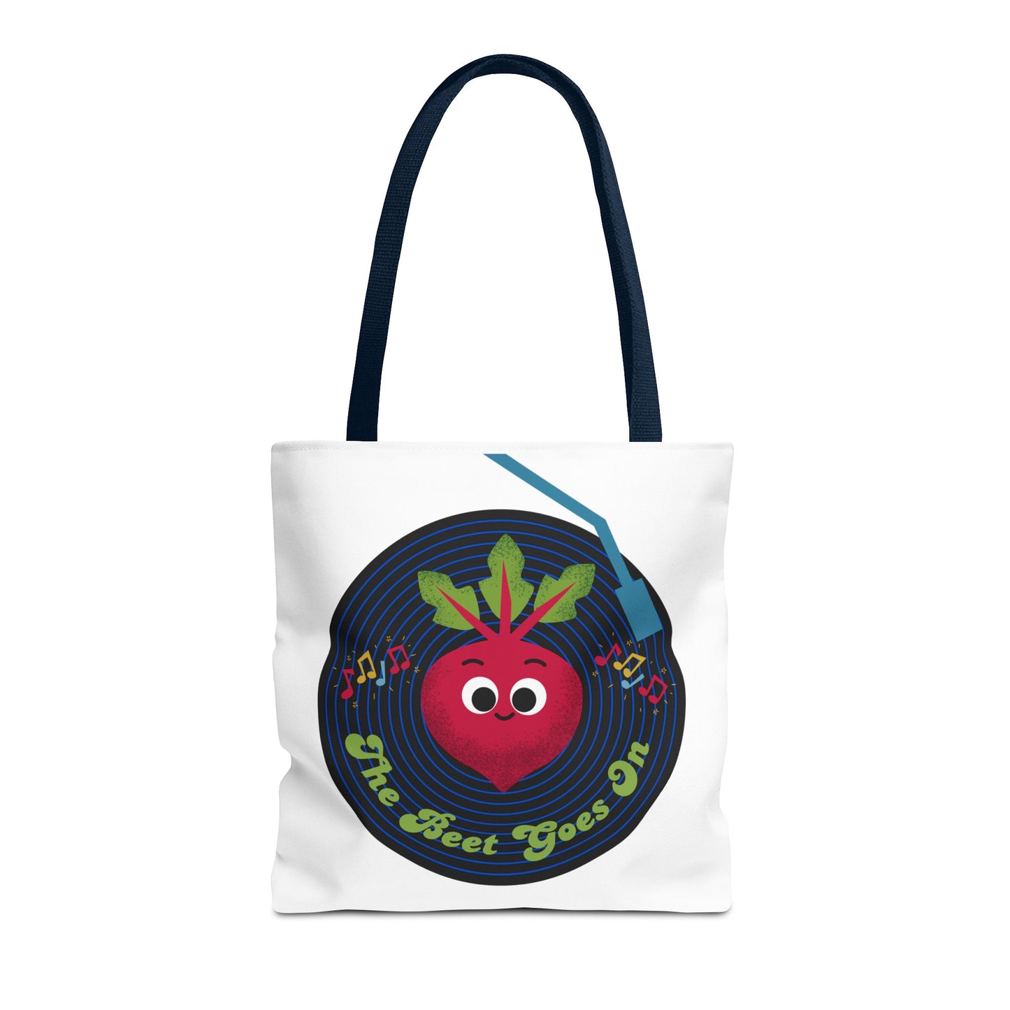 Musical Beet Tote Bag - Stylish Eco-Friendly Shopper, Fun Gift for Veggie Lovers, Perfect for Grocery Runs, Festivals, and Birthdays