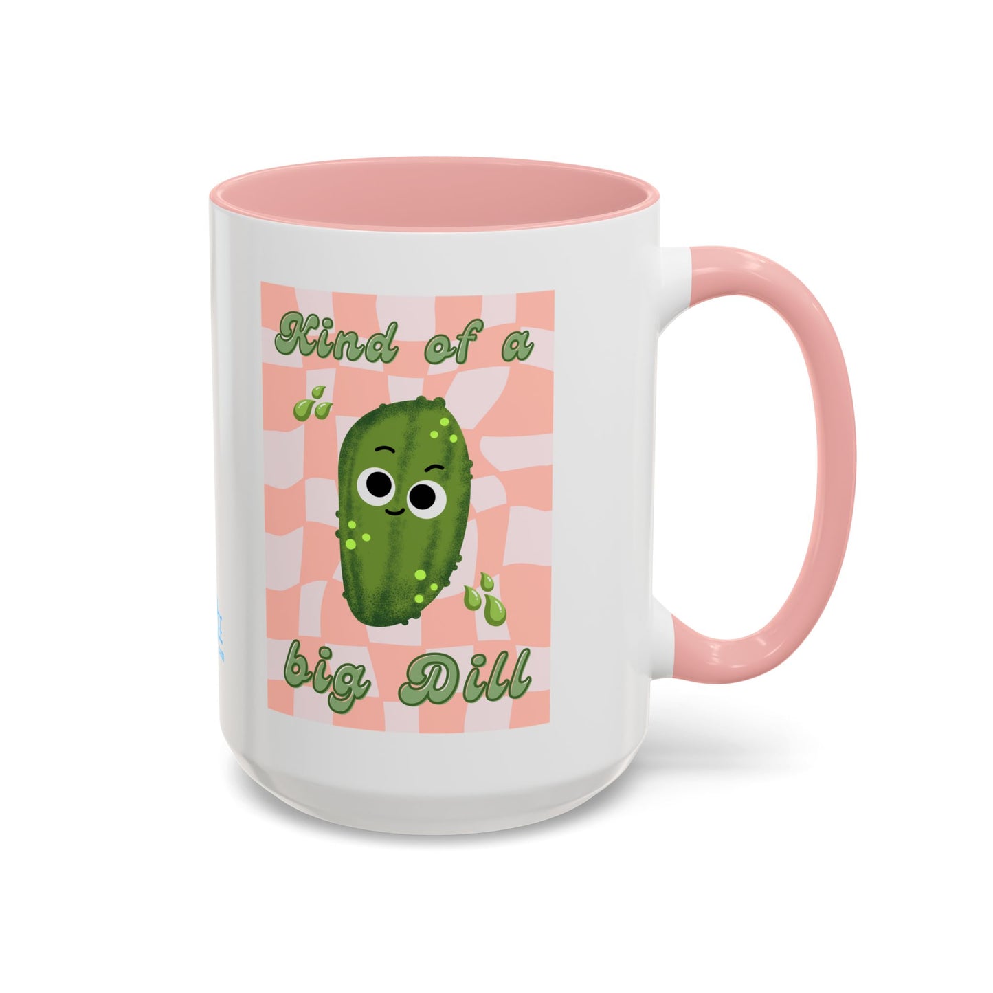 Kind of a Big Dill Coffee Mug – Fun Cactus Design, Perfect for Plant Lovers, Unique Gift for Friends, Cute Kitchen Decor, Quirky Coffee Cup