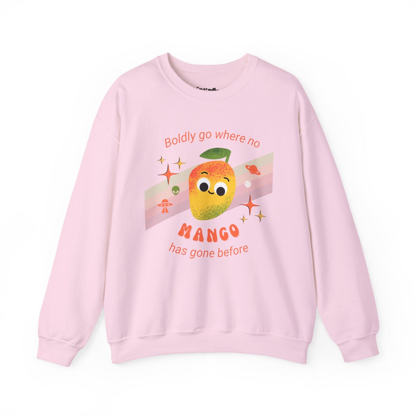 Mango Adventure Crewneck Sweatshirt, Cute Mango Sweatshirt, Fun Fruit Pun Apparel, Perfect Gift for Friends