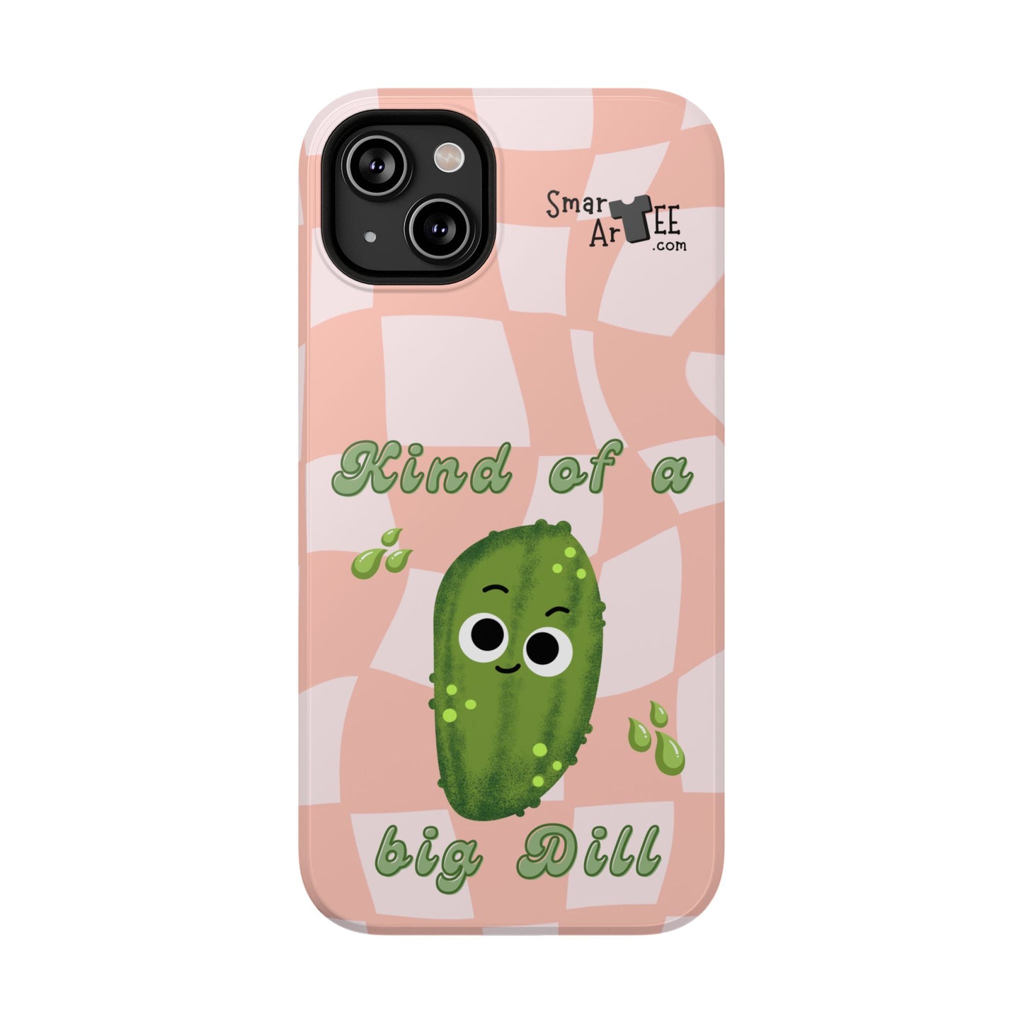Cute Cucumber Phone Case, Funny Phone Case, Gift for Vegetable Lovers, Quirky Mobile Accessories, Summer Vibes, Kind of a Big Dill