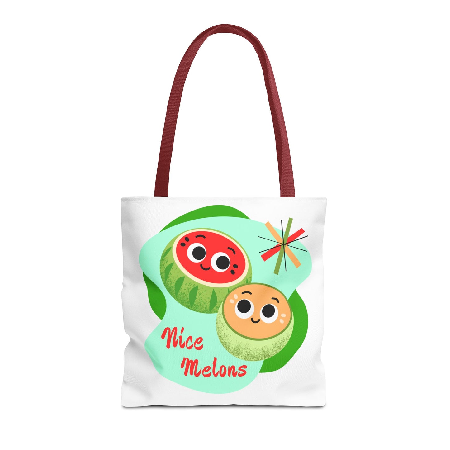 Cute Fruit Tote Bag, Nice Melons Design, Summer Essentials, Grocery Shopping, Beach Day, Gift for Fruit Lovers