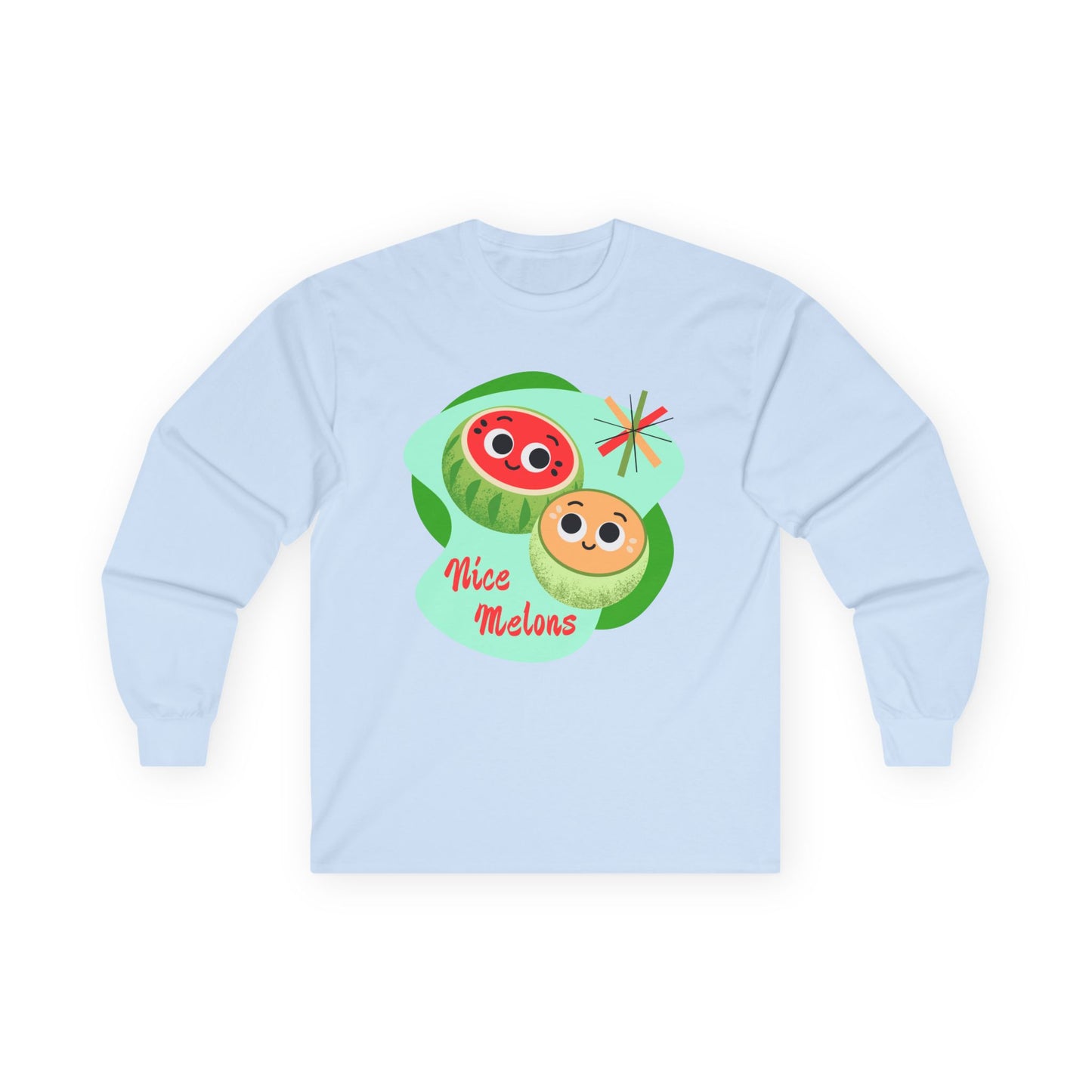 Cute Fruit Long Sleeve Tees, Funny Gift, Summer Vibes, Gift for Foodies, Cute Pun Shirt, Comfort Wear