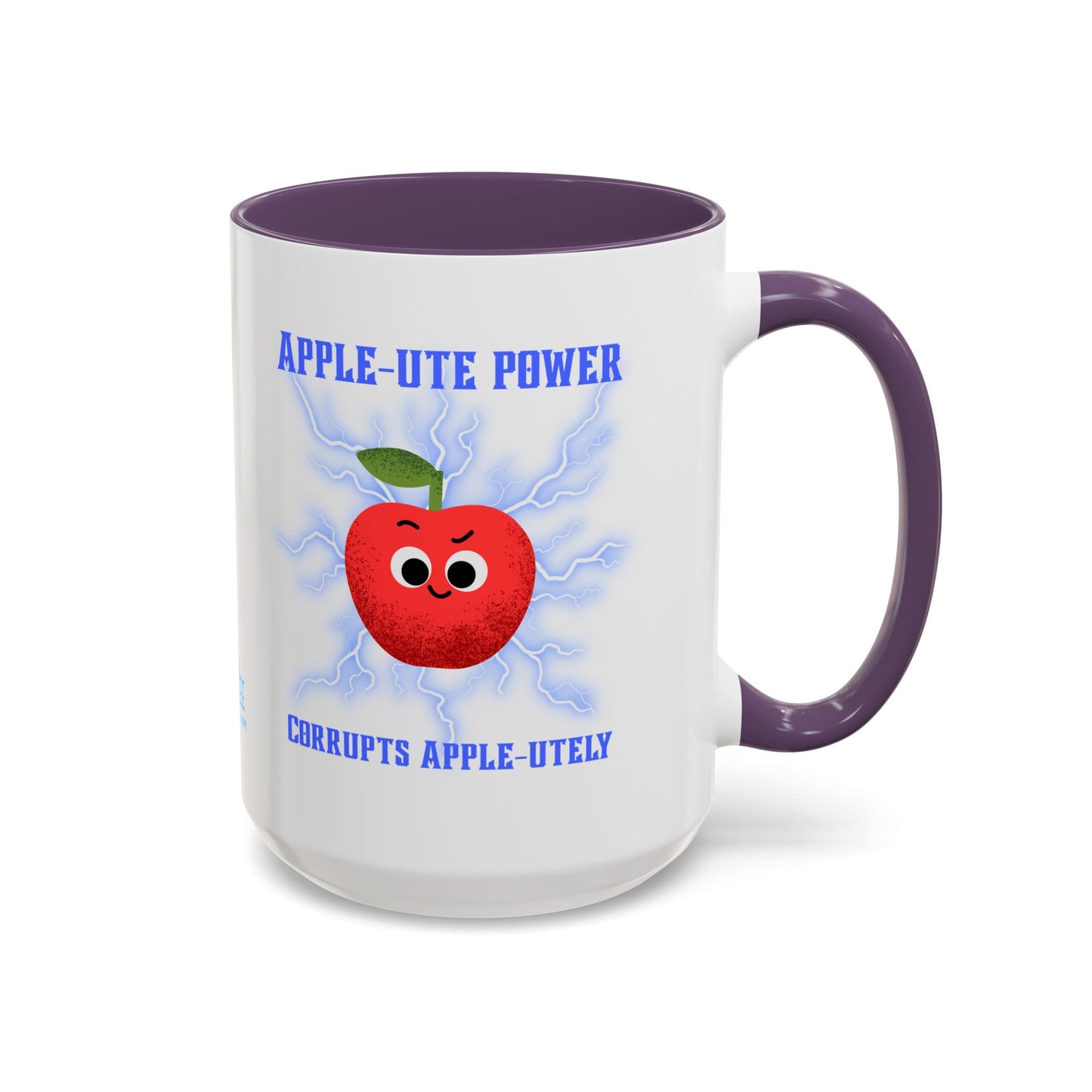 Whimsical Coffee Mug, Fun Apple-Themed Gift, Cute Kitchen Decor, Quirky Drinkware, Perfect for Teachers and Friends