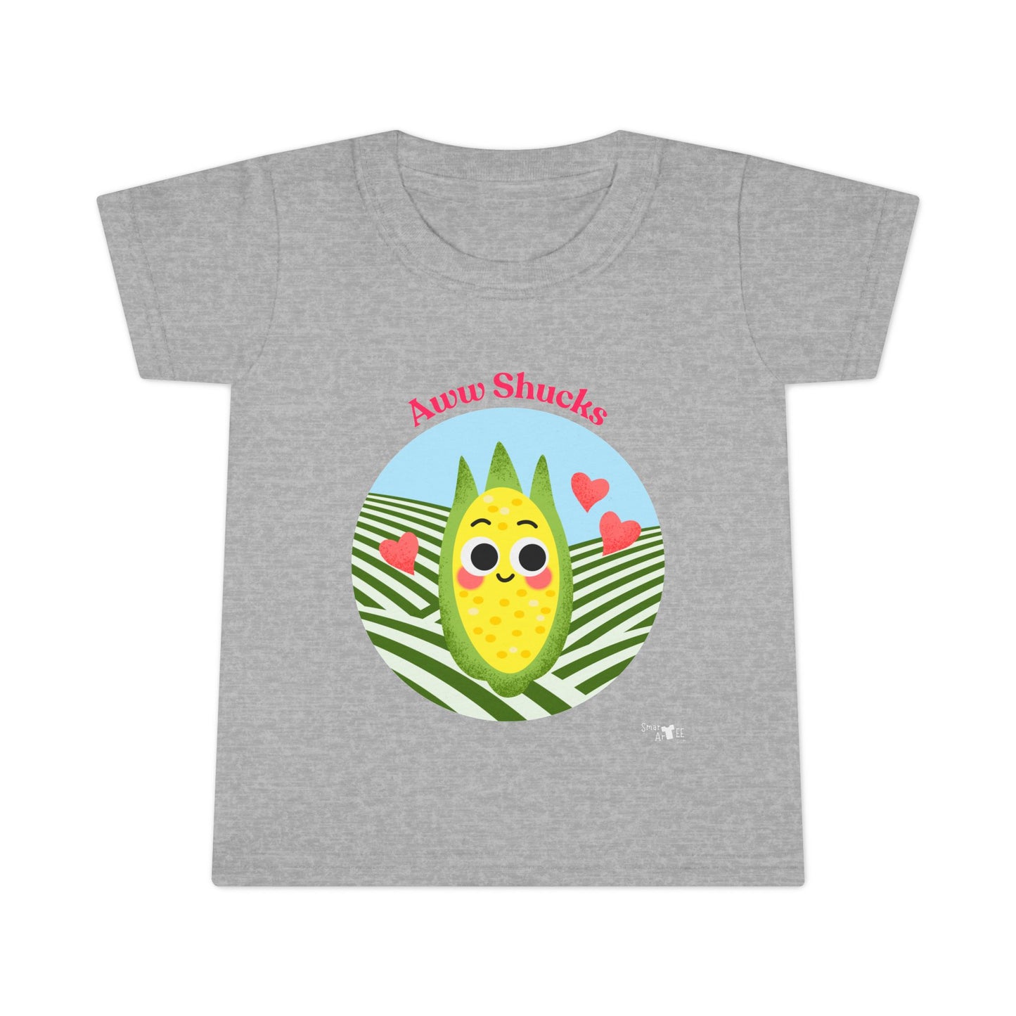 Cute Toddler Shirt with Happy Corn Design, Fun Children's Apparel, Gifts for Kids, Summer Vibes, Birthday Present, Playtime Wear