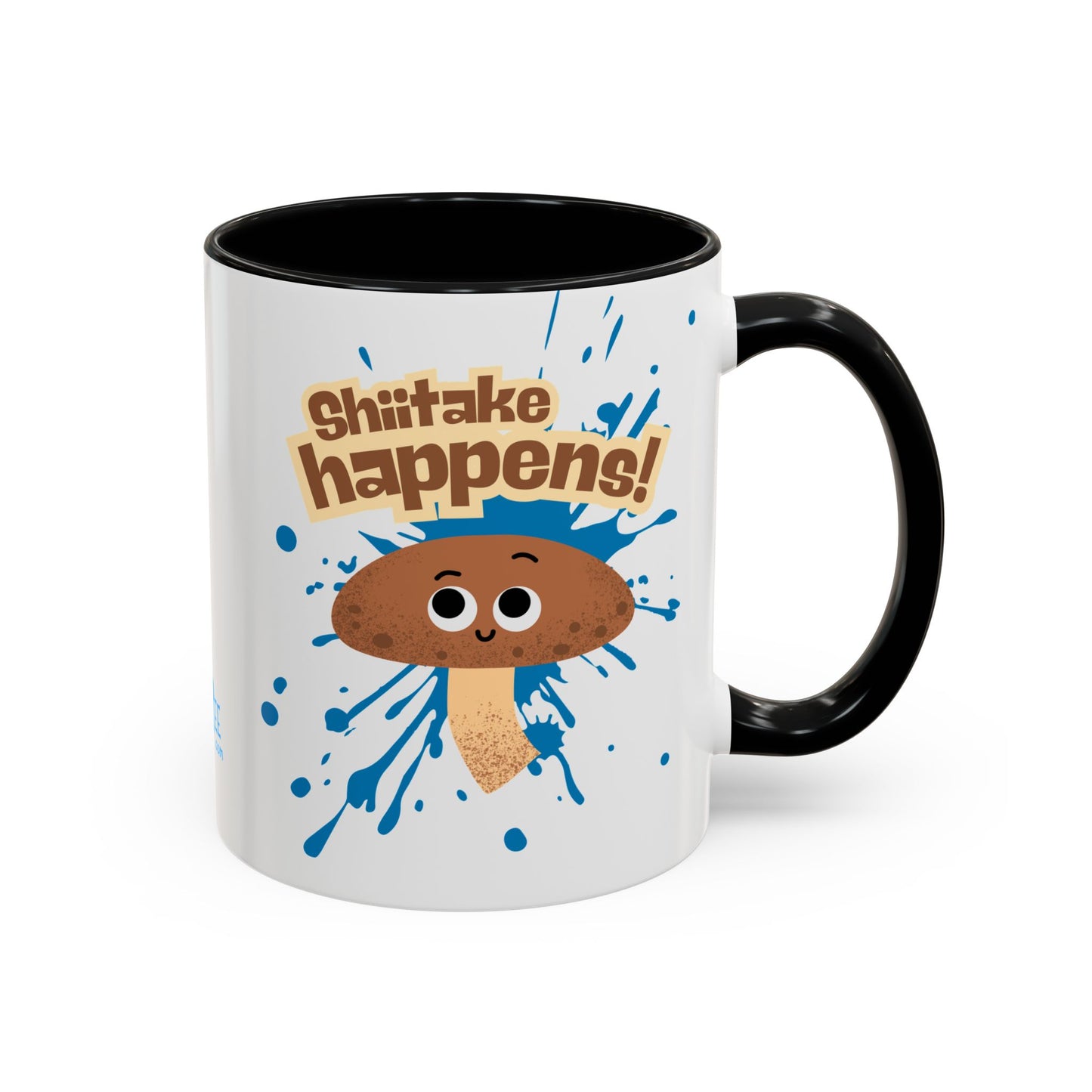 Shiitake Happens Coffee Mug, Funny Mushroom Mug, Cute Kitchen Gift, Coffee Lover Gift, Quirky Home Decor, Holiday Gift Idea