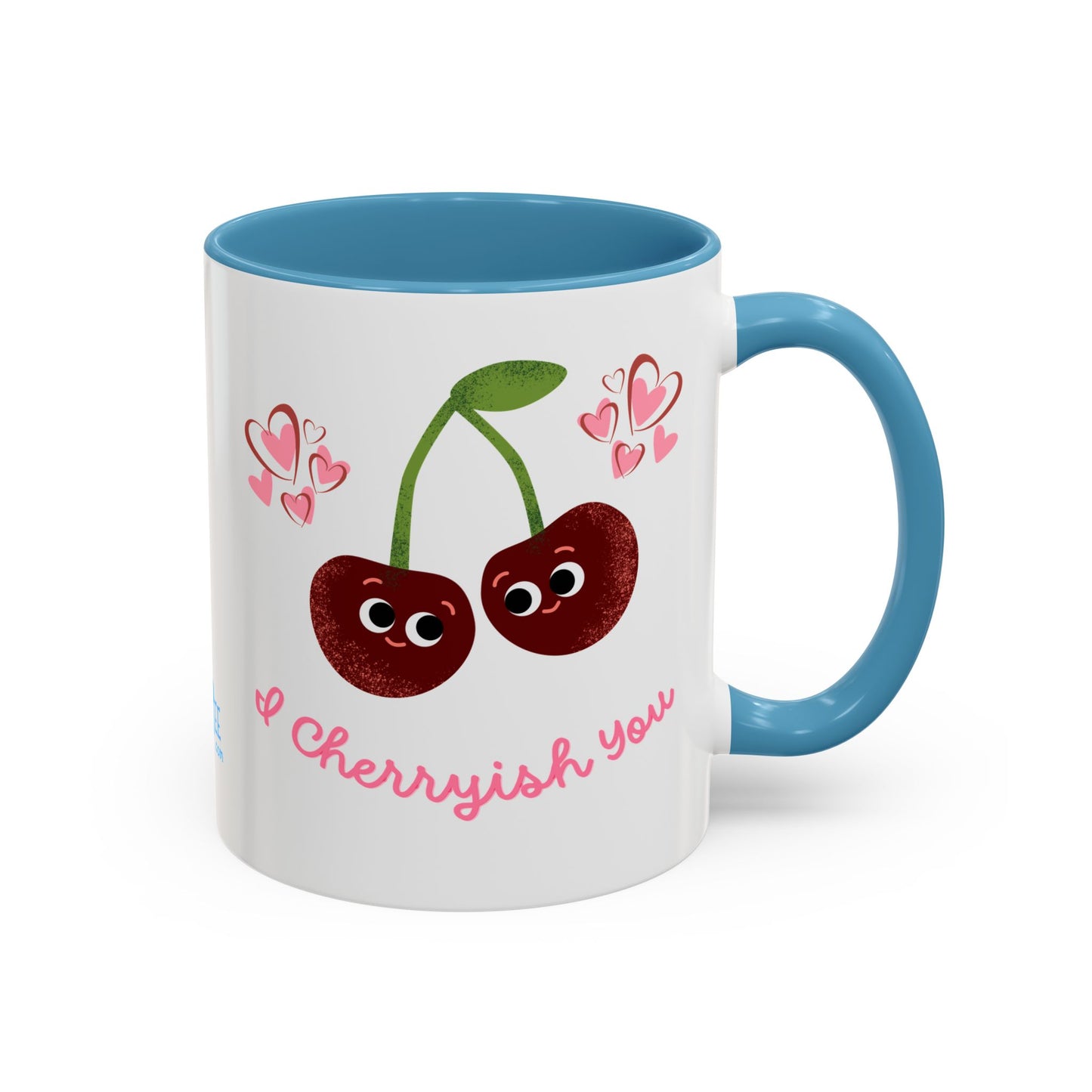 Cute Cherryish Coffee Mug, Cherry Mug, Love Mug, Valentine's Day Gift, Friendship Gift, Cute Coffee Lover's Gift