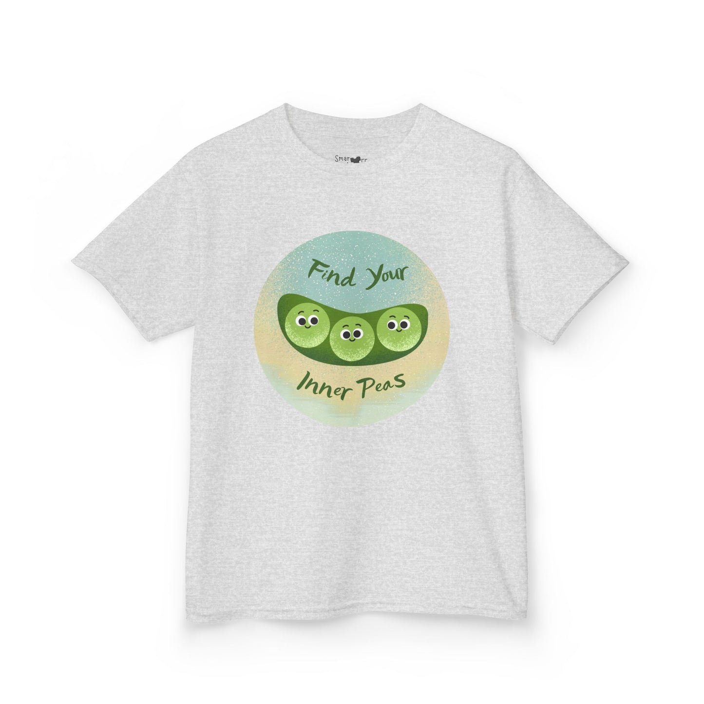 Kids Shirt with 'Find Your Inner Peas' Design, Fun & Relaxed Wear for Playtime, Perfect Gift for Kids, Summer Outfits, Funny Gift Idea