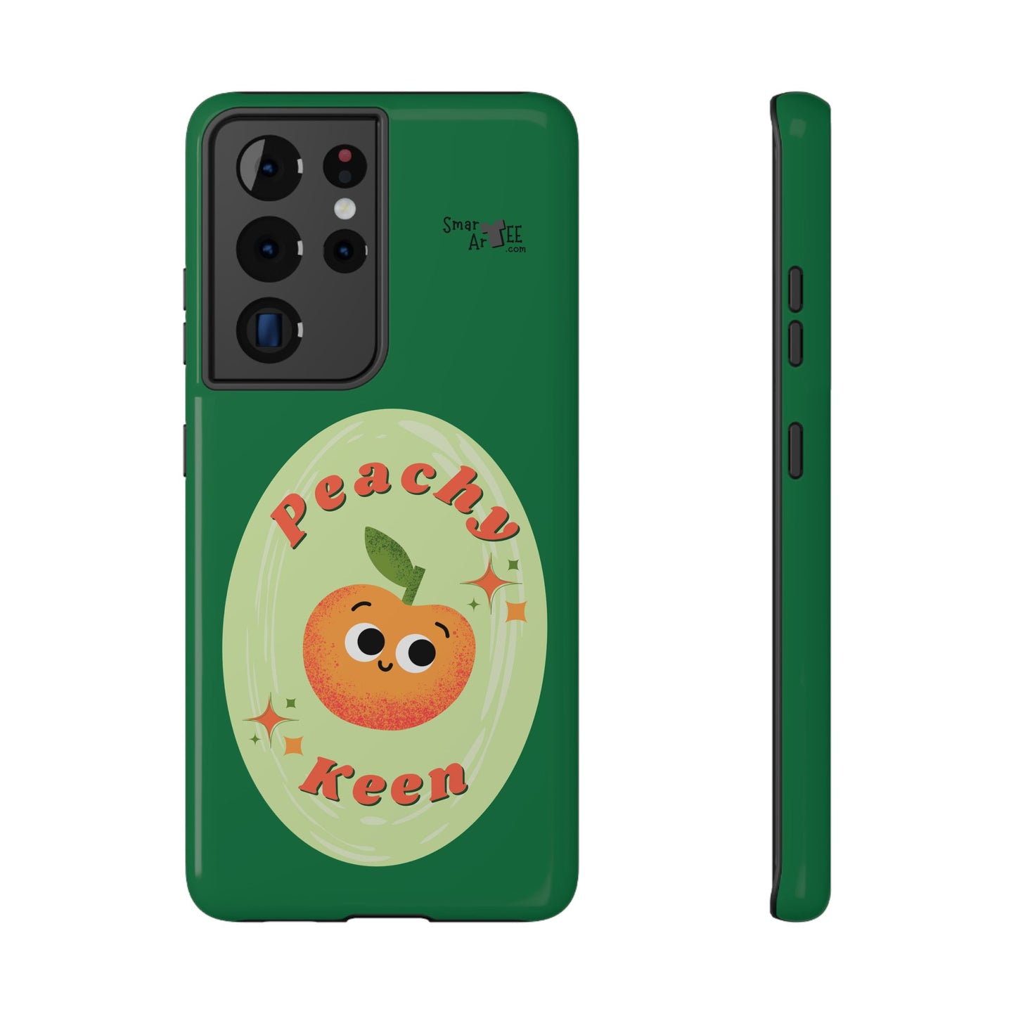 Peachy Keen Phone Case, Cute Impact-Resistant Case, Fun Smartphone Cover, Gift for Fruit Lovers, Customizable Phone Accessory
