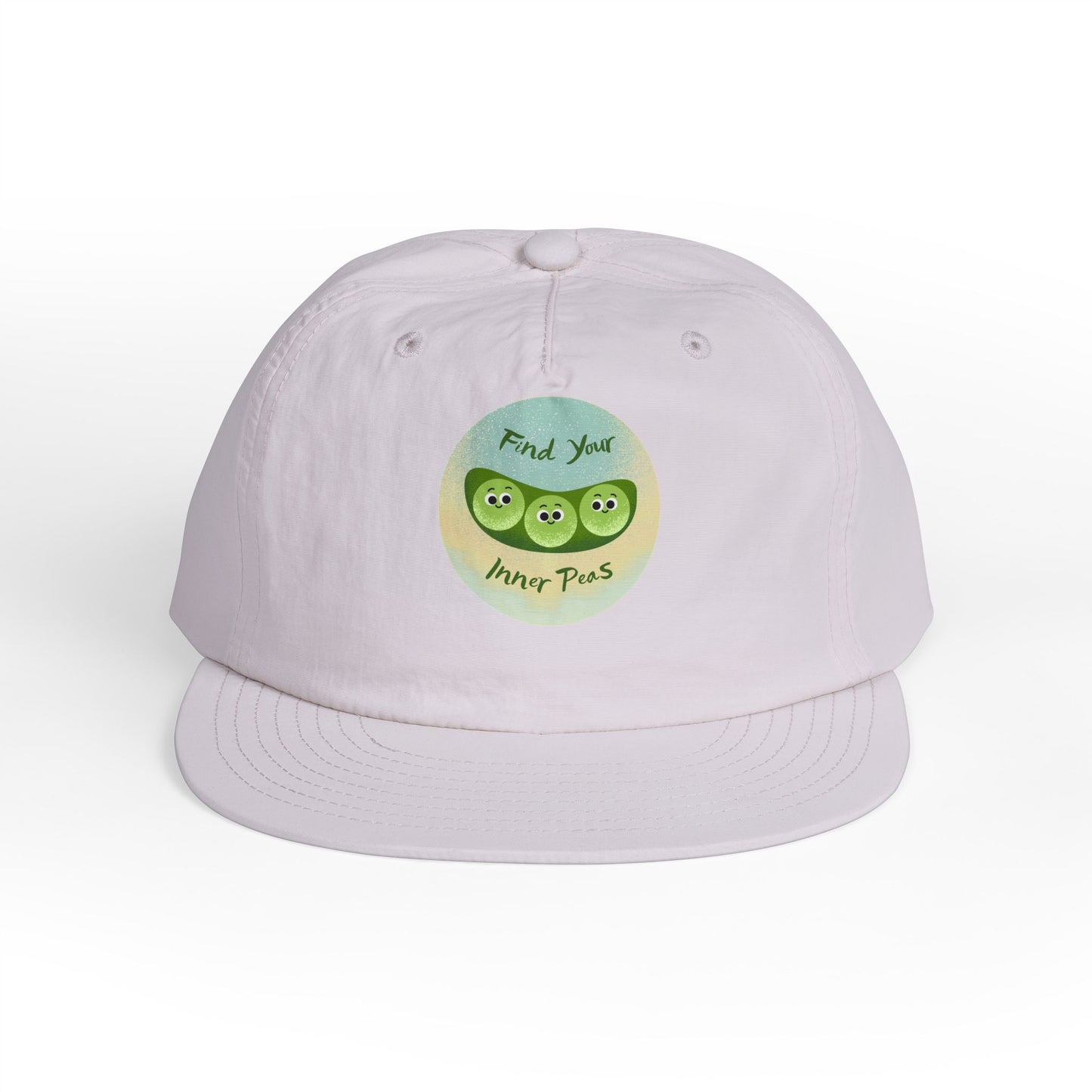 Surf Cap, Find Your Inner Peace Hat, Beachwear Accessories, Summer Cap, Fun Prints, Relaxation Gear, Outdoor Lifestyle