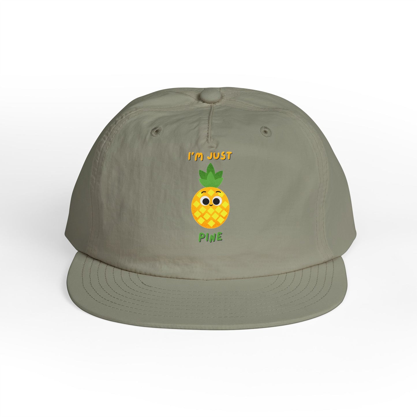 Pineapple Pun Surf Cap - Fun Beachwear, Summer Accessory, Vacation Hat, Gift for Surfers, Casual Style