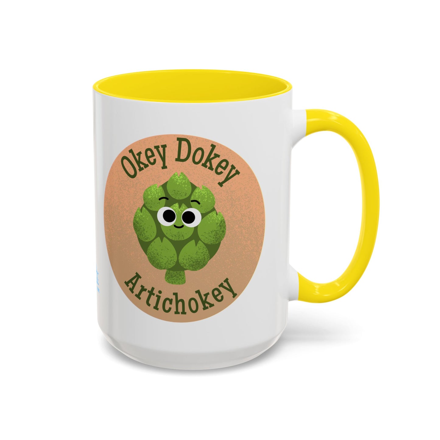 Whimsical Artichoke Coffee Mug, Punny Kitchen Gift, Cute Plant Lover Mug, Unique Coffee Cup, Funny Gift for Him/Her