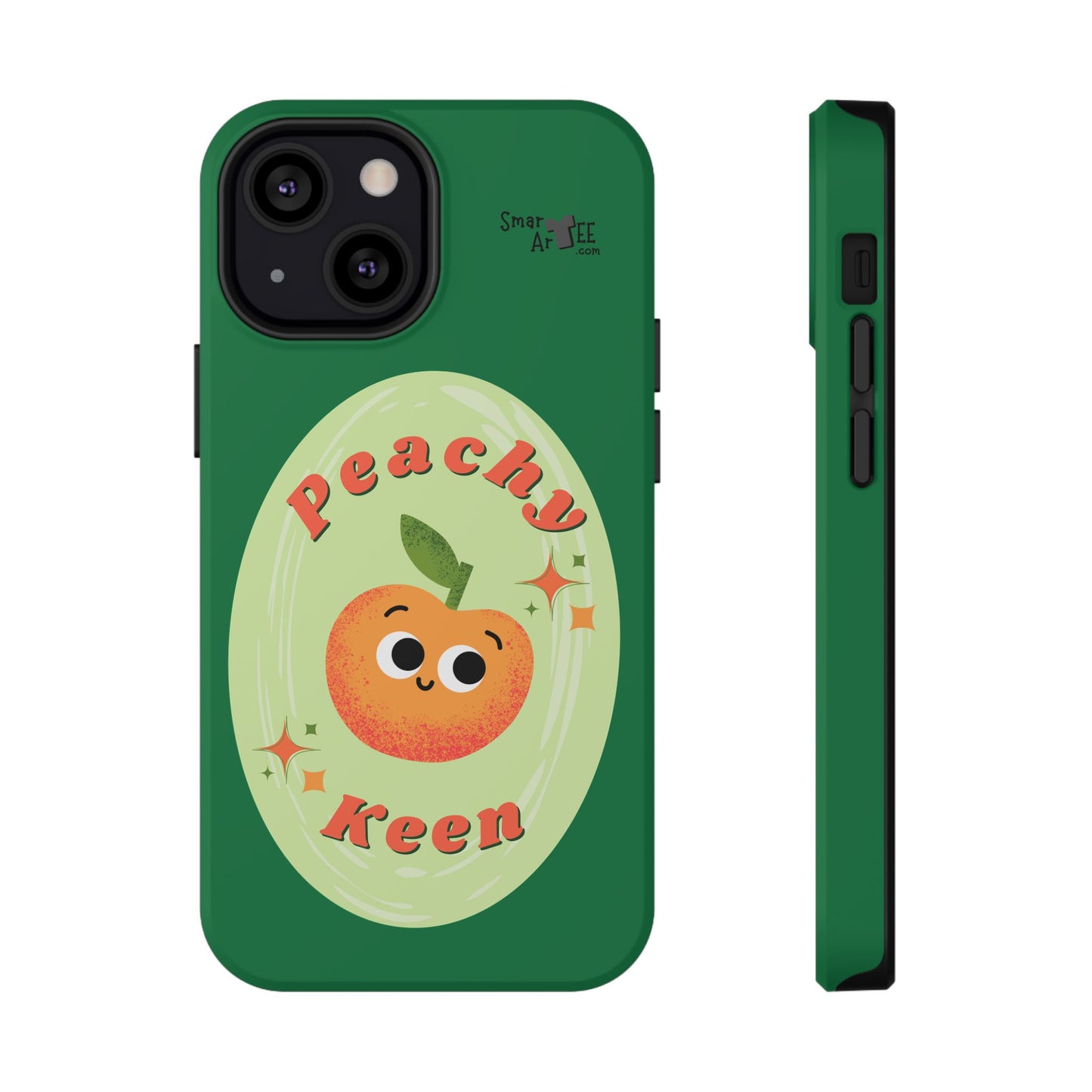 Peachy Keen Phone Case, Cute Impact-Resistant Case, Fun Smartphone Cover, Gift for Fruit Lovers, Customizable Phone Accessory