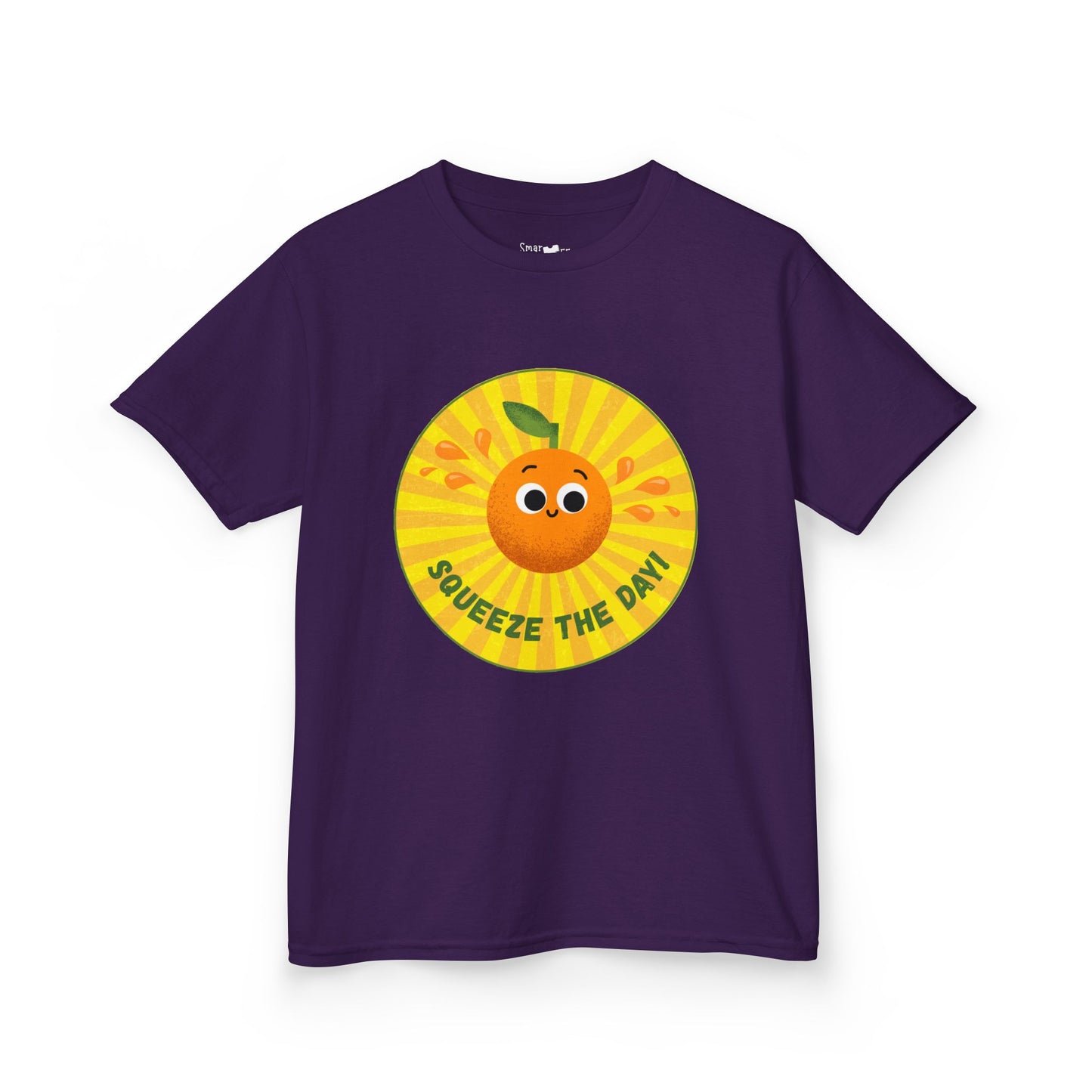 Kids Squeeze the Day Tee, Fun Cotton Shirt for Boys & Girls, Cute Summer Outfit, Kid's Playwear, Children’s Gift Tee