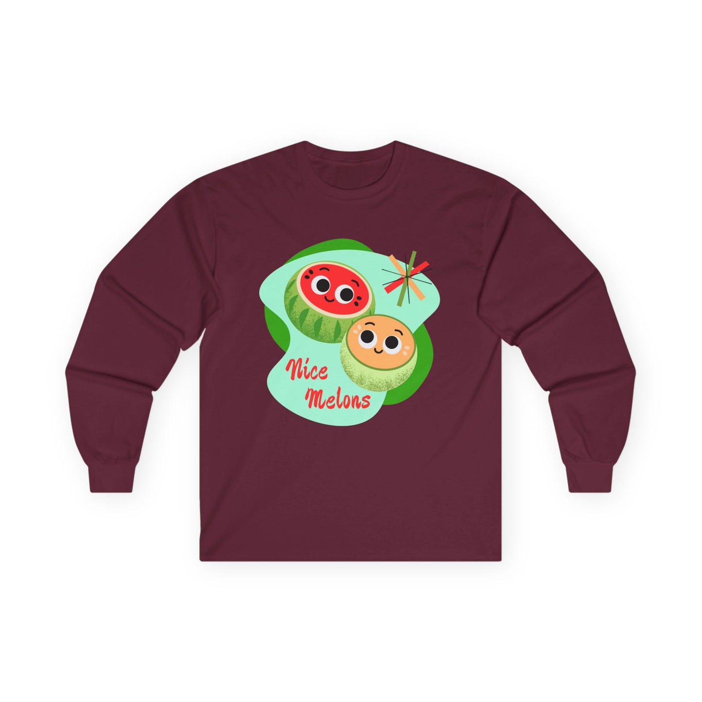 Cute Fruit Long Sleeve Tees, Funny Gift, Summer Vibes, Gift for Foodies, Cute Pun Shirt, Comfort Wear