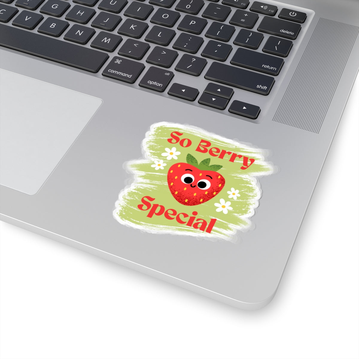 Cute Strawberry Kiss-Cut Stickers | Fun Decor for Laptops, Water Bottles, Journals, Gifts, Party Favors