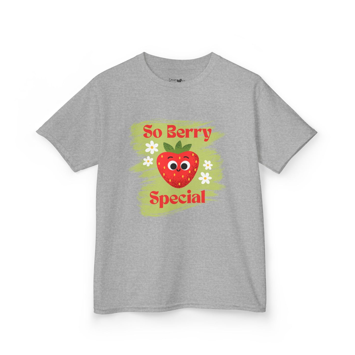 Kids Strawberry Tee - "So Berry Special" - Perfect for Celebrations and Birthdays, Funny Fruit Pun Shirt, Back To School