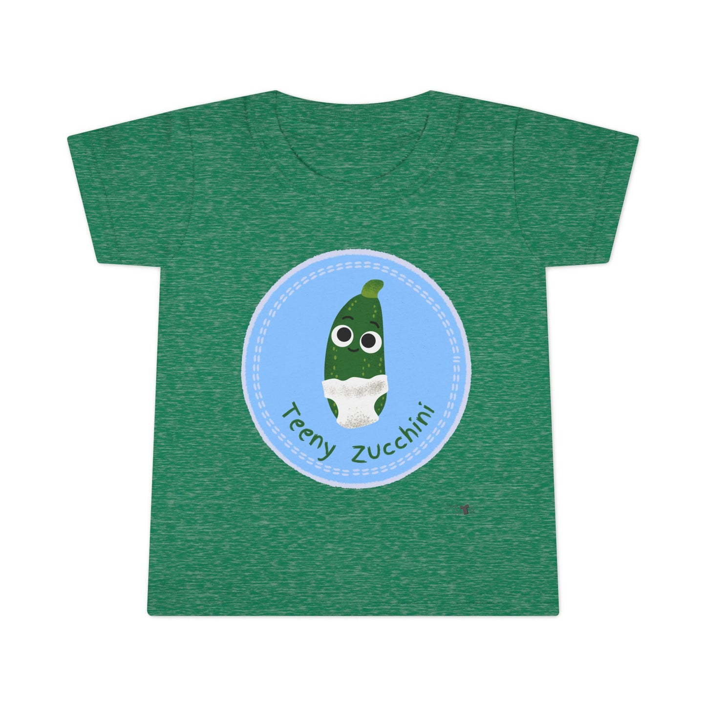 Cute Toddler Zucchini Shirt, Funny Kids Tee, Teeny Zucchini Design, Gift for Toddlers, Playful Children's Apparel