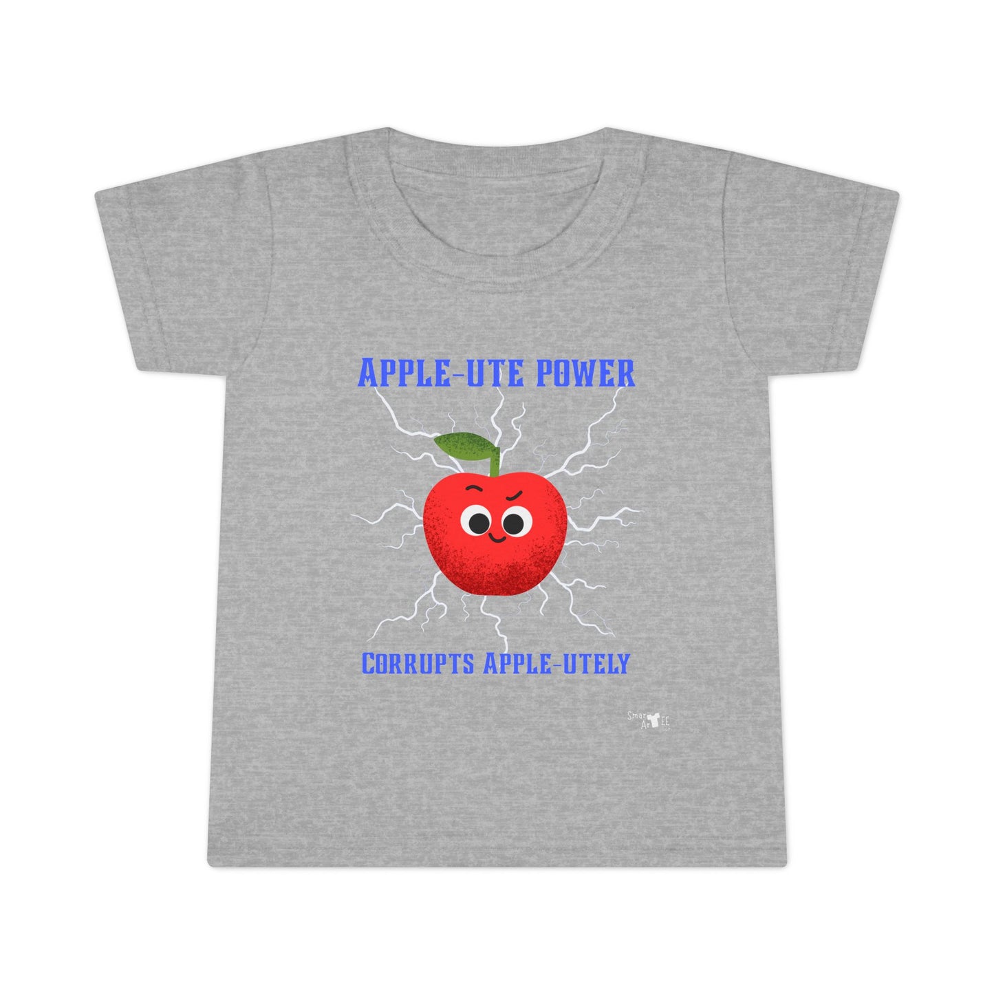 Cute Apple Power Toddler Shirt, Kids Gift, Back to School, Playtime Outfit, Funny Sayings Tee