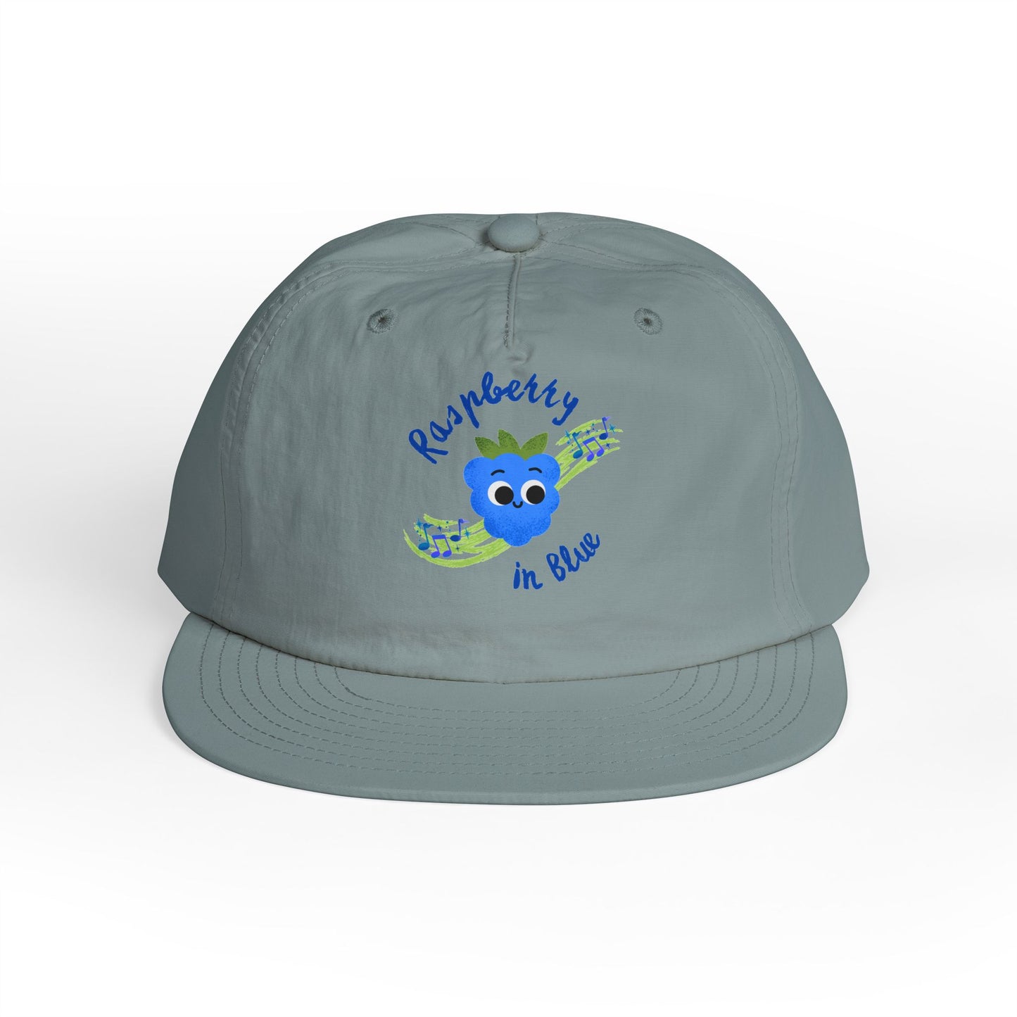 Rhapsody in Blue Pun Surf Cap | Fun Summer Hat, Youth Beachwear, Gift for All Ages, Outdoor Adventures, Vacation Accessory