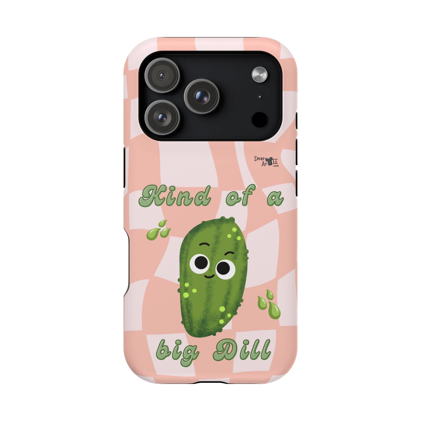 Cute Cucumber Phone Case, Funny Phone Case, Gift for Vegetable Lovers, Quirky Mobile Accessories, Summer Vibes, Kind of a Big Dill