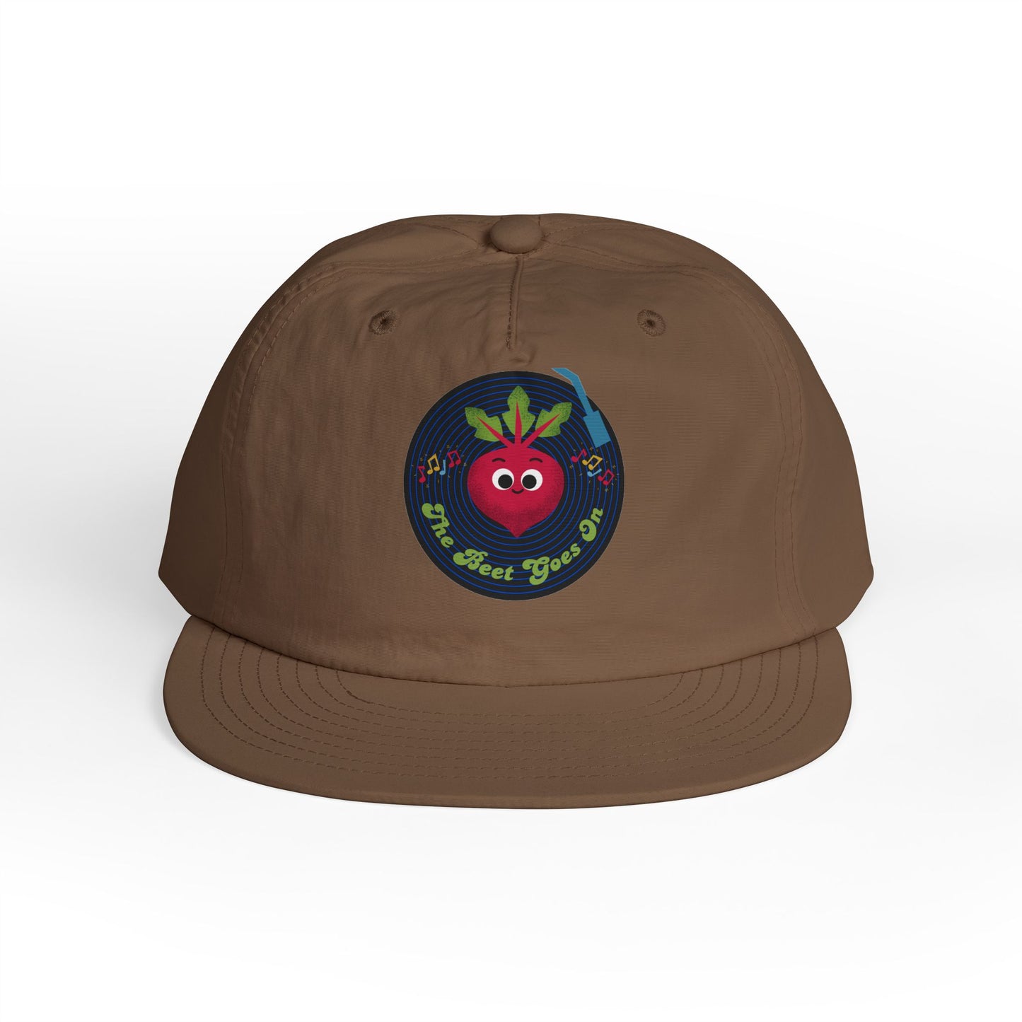 Surf Cap with Fun The Beet Goes On Pun Design, Cool Beach Hat, Perfect for Surfing, Gifts for Beach Lovers, Summer Accessories