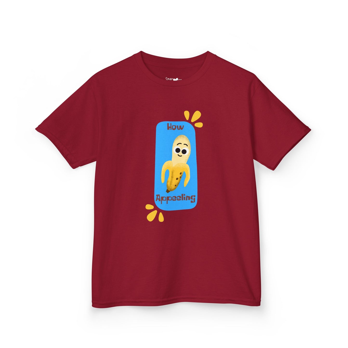 Kids Funny Graphic Tee with 'How Appeeling' Banana Pun Design | Playful Shirt for Children | Gift for Birthdays