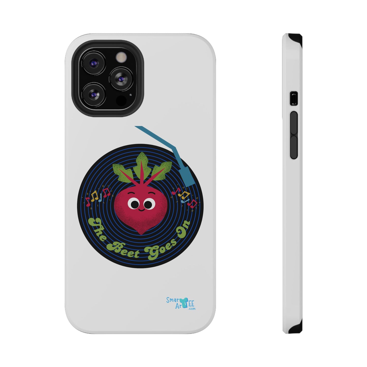 Fun Impact-Resistant Phone Cases - Unique Phone Accessories, Beet Pun Themed, Holiday Present