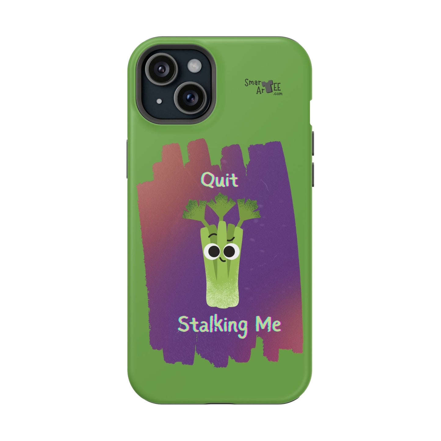 Cute Celery Pun Phone Case, Quirky Impact-Resistant Cell Phone Cover, Gift for Veggie Lovers, Fun Accessories for Friends