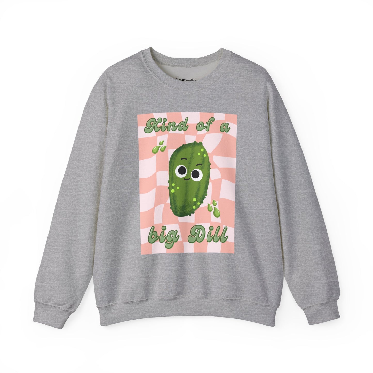 Whimsical Pickle Pun Sweatshirt, Funny Cozy Vegetable Pun Sweatshirt, Whimsical Gift Ideas, Fun For All