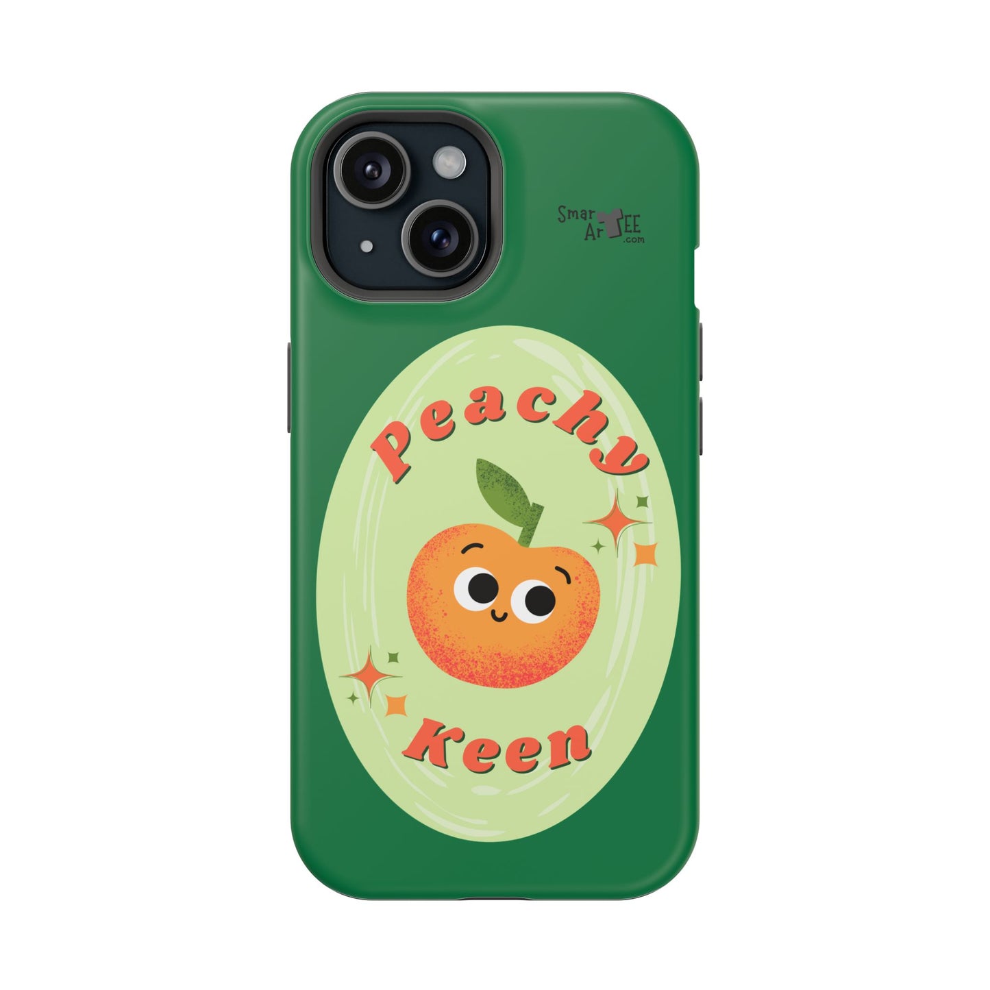 Peachy Keen Phone Case, Cute Impact-Resistant Case, Fun Smartphone Cover, Gift for Fruit Lovers, Customizable Phone Accessory