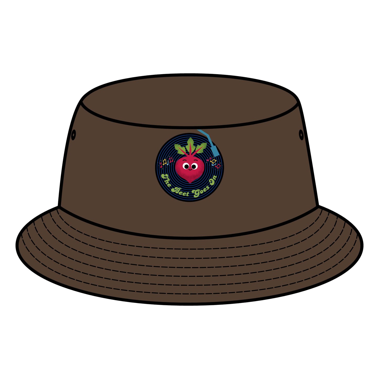 Vibrant Beet Pun Bucket Hat, Stylish Summer Hats, Fun Sun Protection, Perfect for Festivals, Gifts for Music Lovers