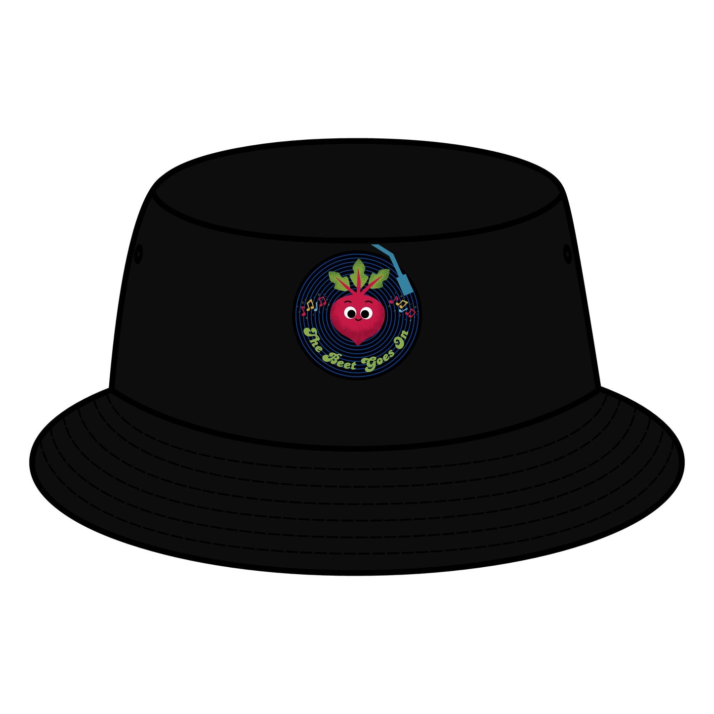 Vibrant Beet Pun Bucket Hat, Stylish Summer Hats, Fun Sun Protection, Perfect for Festivals, Gifts for Music Lovers
