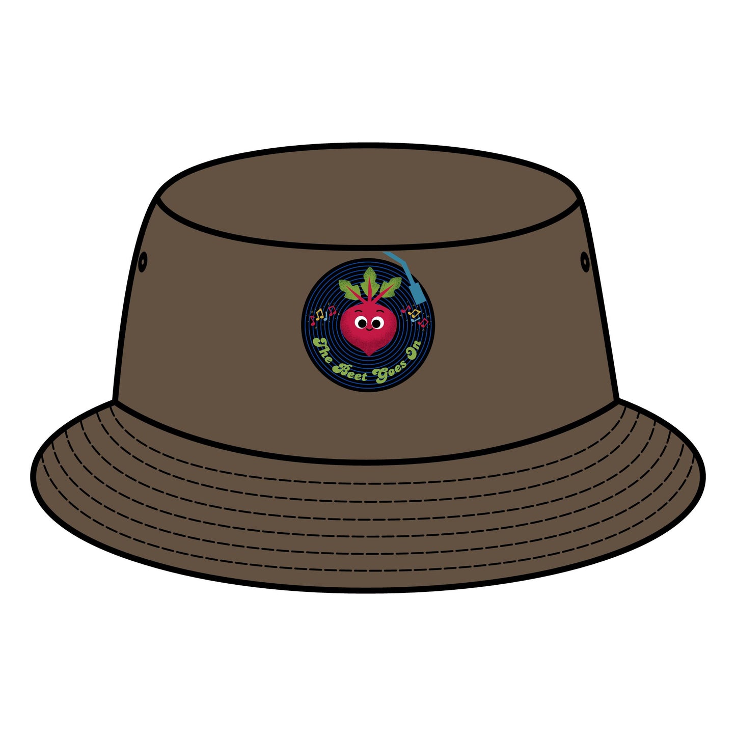 Vibrant Beet Pun Bucket Hat, Stylish Summer Hats, Fun Sun Protection, Perfect for Festivals, Gifts for Music Lovers