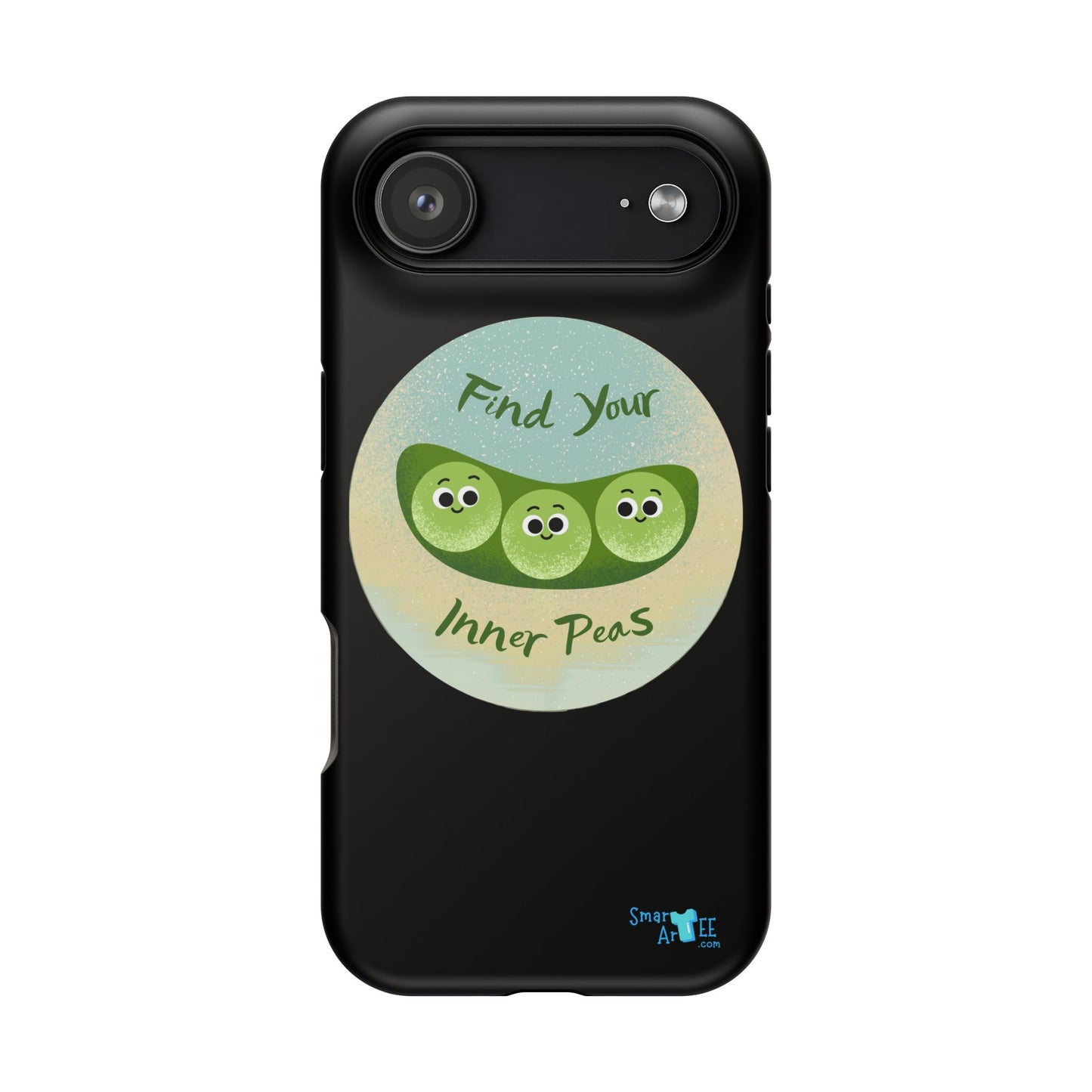 Find Your Inner Peas Phone Case | Impact-Resistant, Cute Phone Cover for Veggie Lovers, Gift for Friends, Fun Phone Accessories