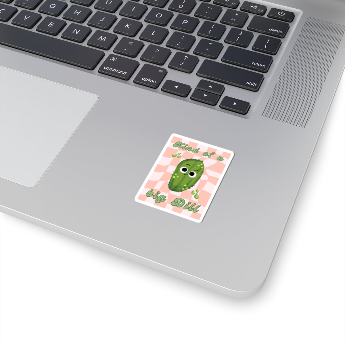 Funny Dill Pickle-Cut Stickers, Cute Big Dill Vinyl Decal, Whimsical Laptop Decor, Gifts for Garden Lovers, Fun Planner Stickers